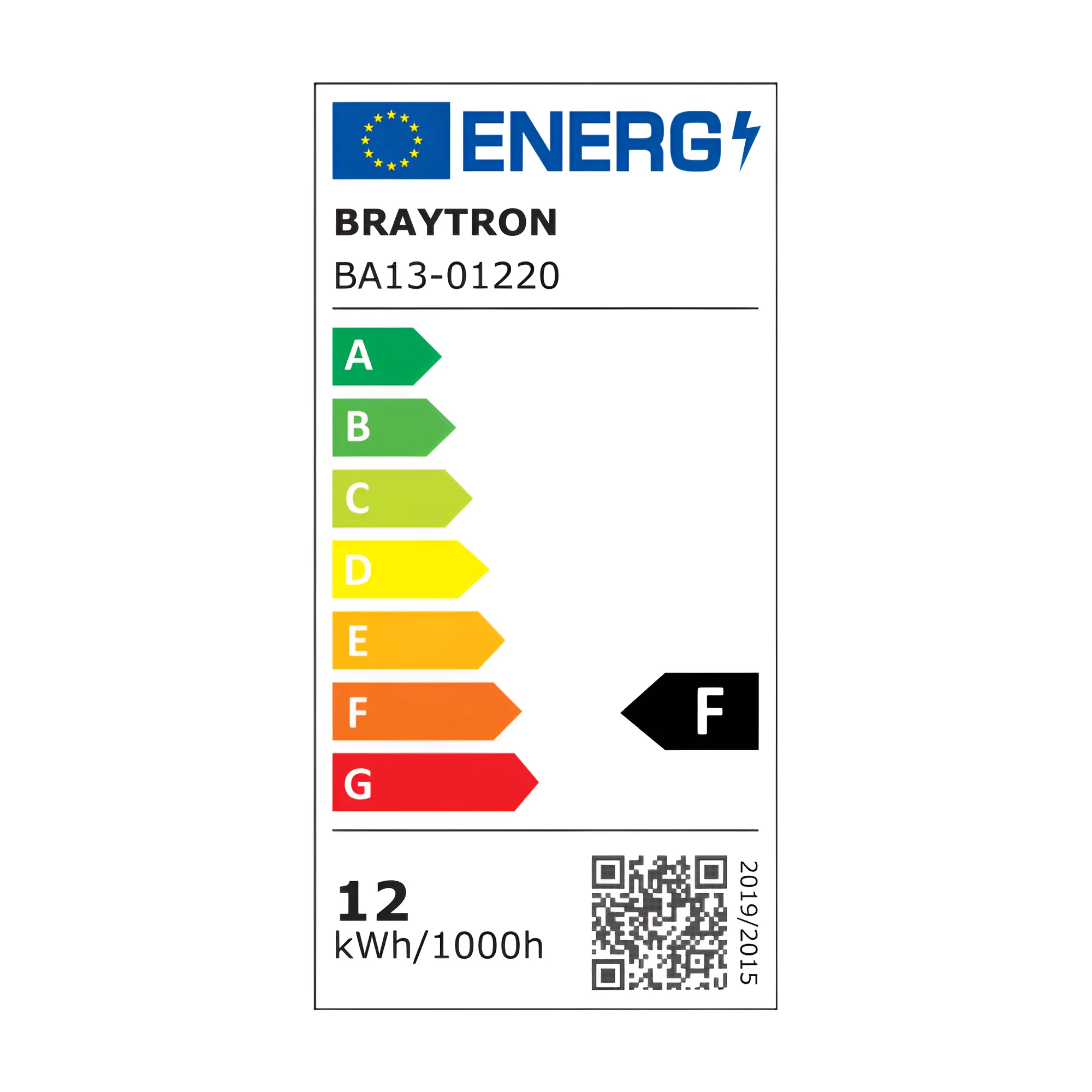 Braytron LED Glühbirne Birnenform E27 12W 3000K Warmweiß Leuchtmittel A60 – Ansicht 4
