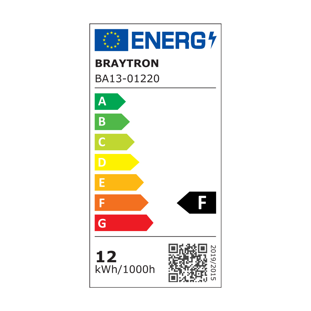 Braytron LED Glühbirne Birnenform E27 12W 3000K Warmweiß Leuchtmittel A60 – Ansicht 4
