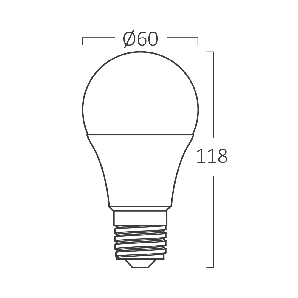 Braytron LED Leuchtmittel 10er Set, 13W E27, 1350lm, 4000K Neutralweiß oder 6500K Tageslicht, ersetzt 90W Glühbirne/Glühlampe, A60 Birnenform, 180° Abstrahlwinkel, energiesparend (4000K Tageslicht) – Ansicht 4