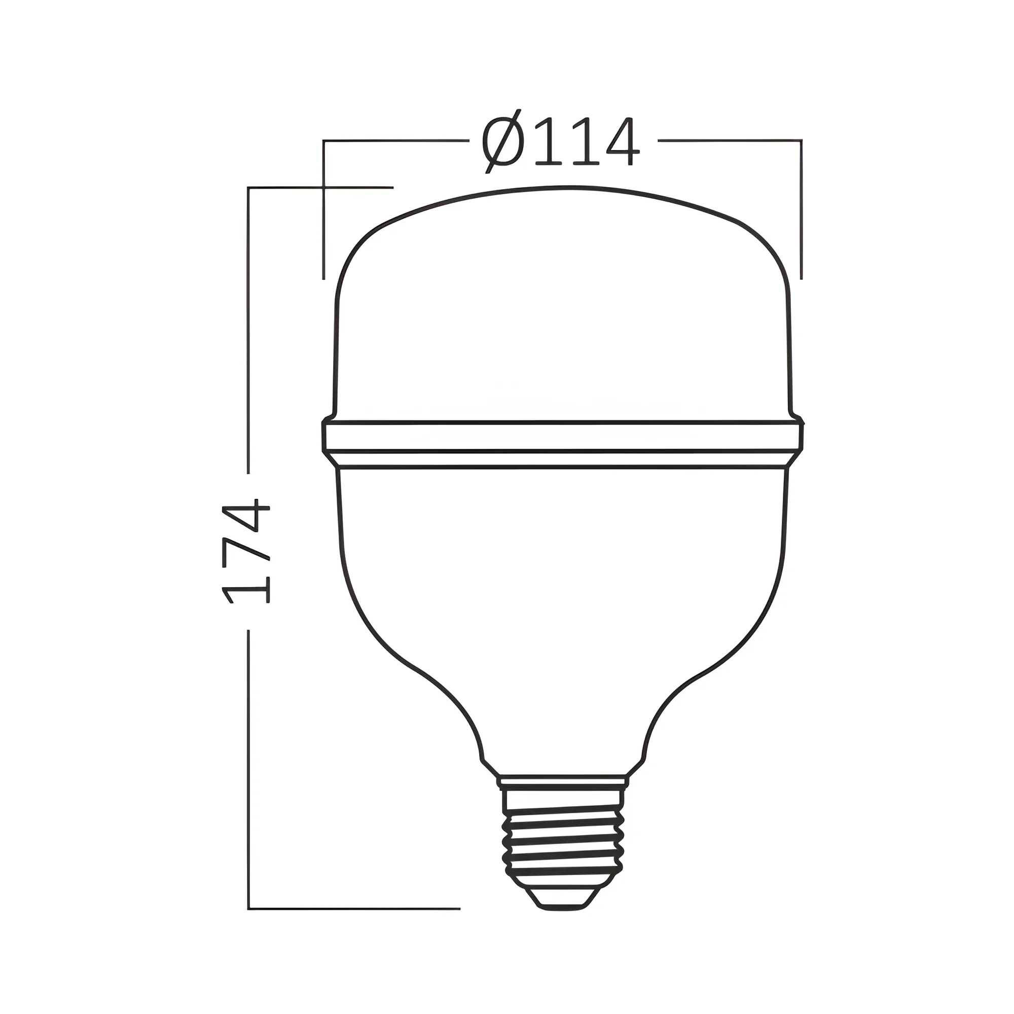 BRY-ADVANCE-40W-E27-T115-6500K-LED BULB – Ansicht 3