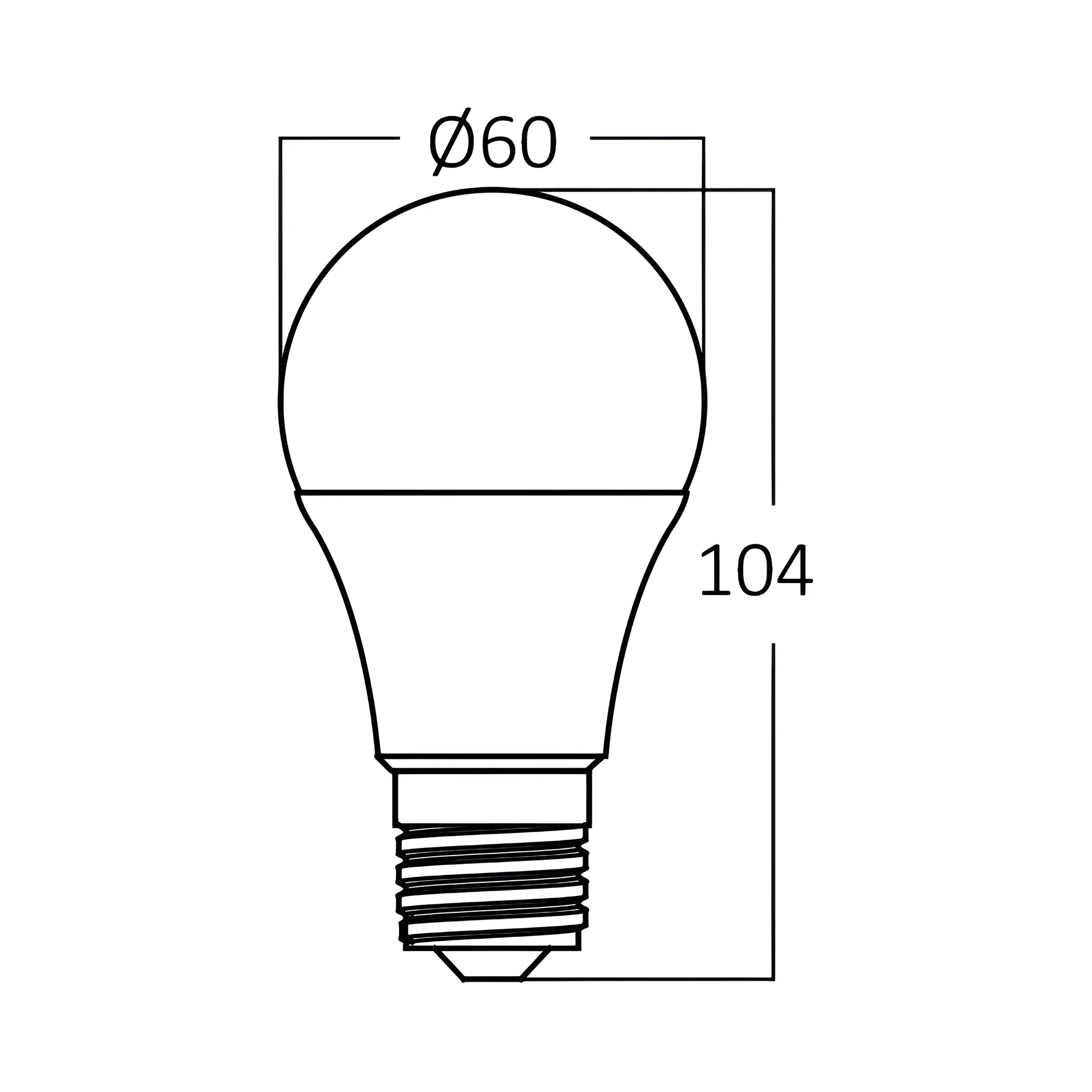 Braytron 10x LED Lampe E27 9W Dimmbar – A60 LED Birne 806lm – 60W Ersatz – Warmweiß/Neutralweiß/Tageslicht (3000K / 4000K / 6500K) – 10er Pack – 60W Ersatz (Warmweiß 3.000K) – Ansicht 3