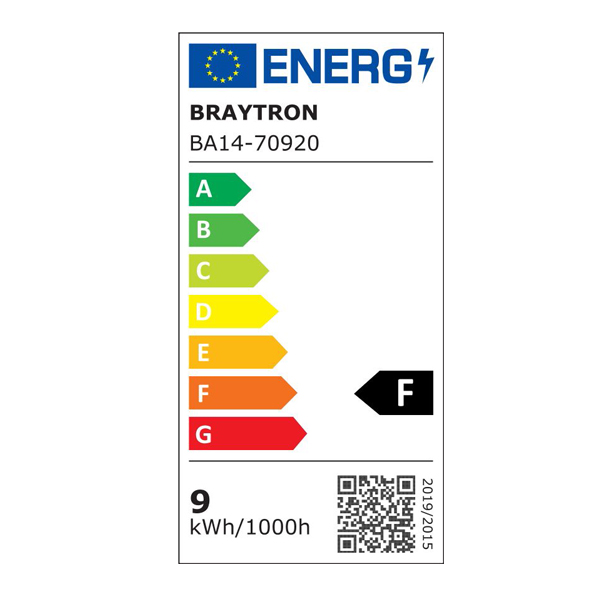 Braytron LED Lampe E27 mit Bewegungsmelder 9W A60 – 806lm LED Birne Sensor – 60W Ersatz – Automatische LED Beleuchtung – Warmweiß / Tageslicht (3000K / 6500K) (Warmweiß 3.000K) – Ansicht 5