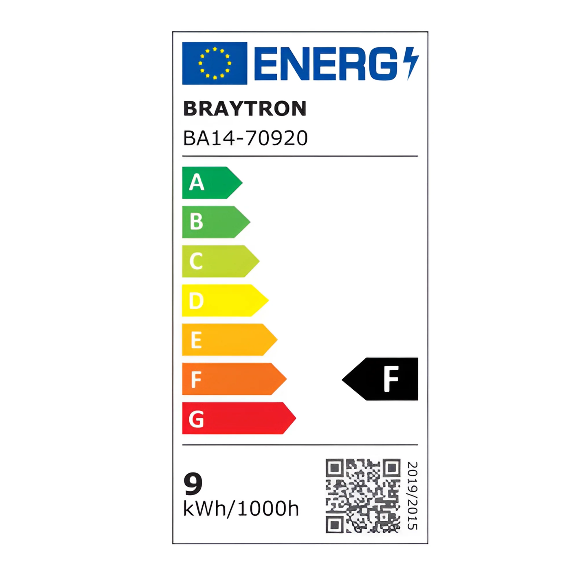 Braytron E27 LED Lampe mit PIR Bewegungsmelder, 9W ersetzt 60W, LED Birne mit Bewegungssensor und Lichtsensor, 806lm, Kaltweiß 6500K, nicht dimmbar (Kaltweiß 6.500K) – Ansicht 4