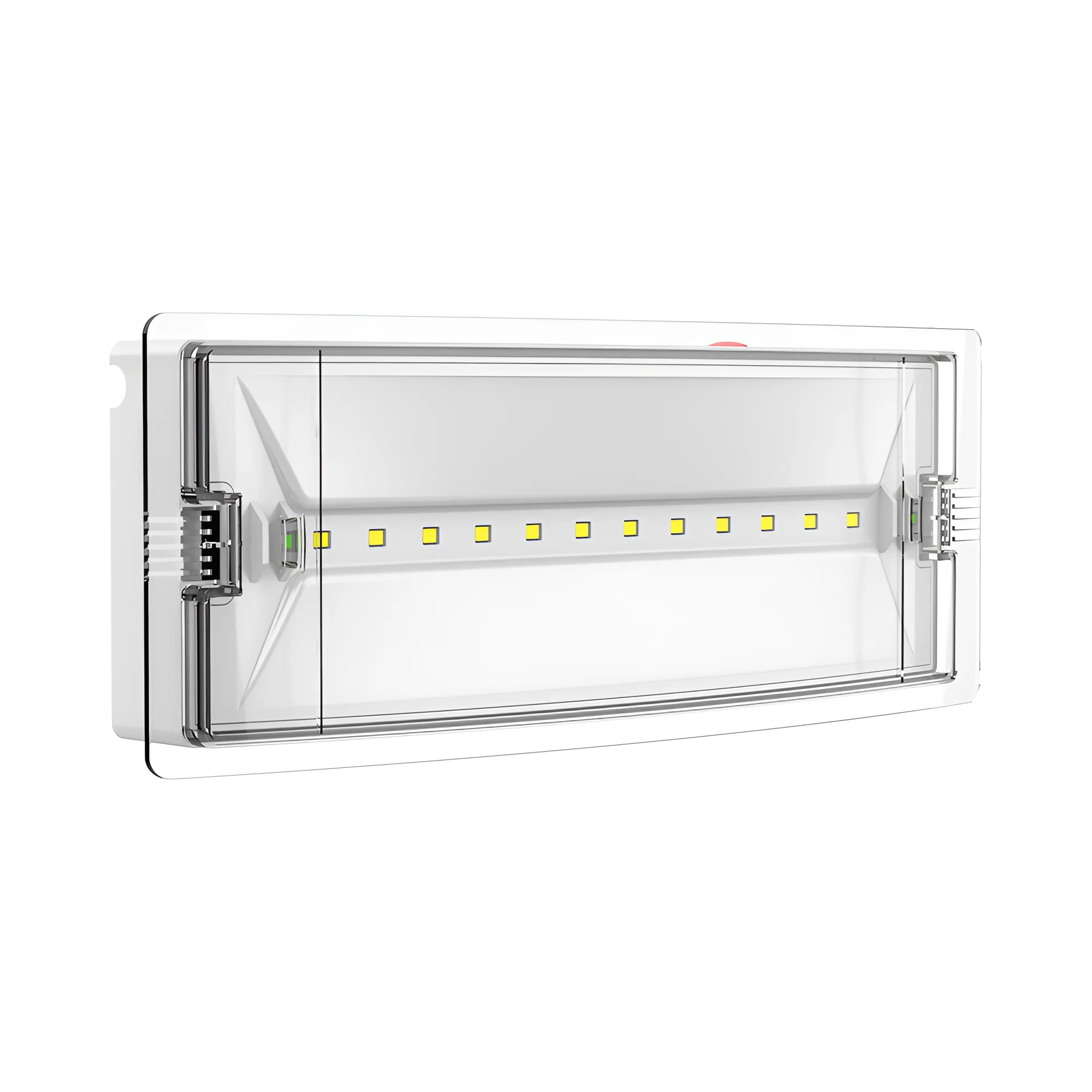 Braytron LED Notleuchte Rettungszeichenleuchte Fluchtwegleuchte Notlicht Notausgangsleuchte mit Akku 120 Min. 3W 150lm Rettungszeichenleuchte inkl. 4 Exit Piktogramme (rechts/links/oben/unten) IP65 – Ansicht 4
