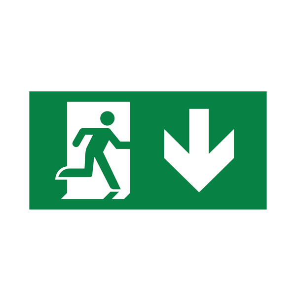 Braytron LED Notleuchte Notbeleuchtung, Akku Fluchtwegleuchte, IP20 – Ansicht 2