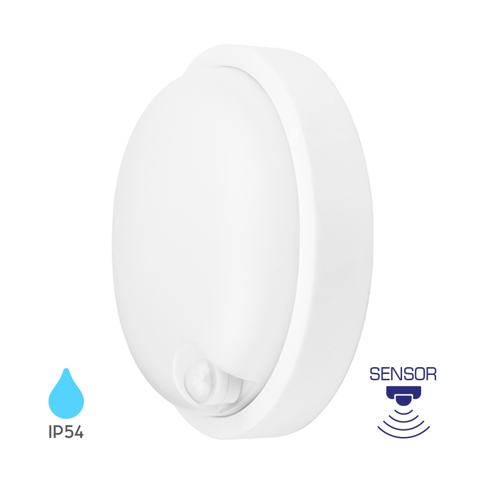 Braytron LED Strahler Außen 15W, 1460 Lumen, Kaltweiß 6500K, IP54 wasserdicht, mit Bewegungsmelder, Fluter Flutlicht Außenstrahler (Weiß) kaufen – BC17-21130 | lumdo.de