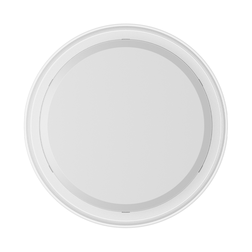 Braytron LED Wandleuchte Deckenleuchte mit Bewegungsmelder – 18W, IP65 – 3in1 Lichtfarbe (3000K/4000K/6500K) – Mikrowellen-Sensor – Außen- & Innenleuchte für Wand & Decke – rund, Ø 22 cm – Weiß – Ansicht 4