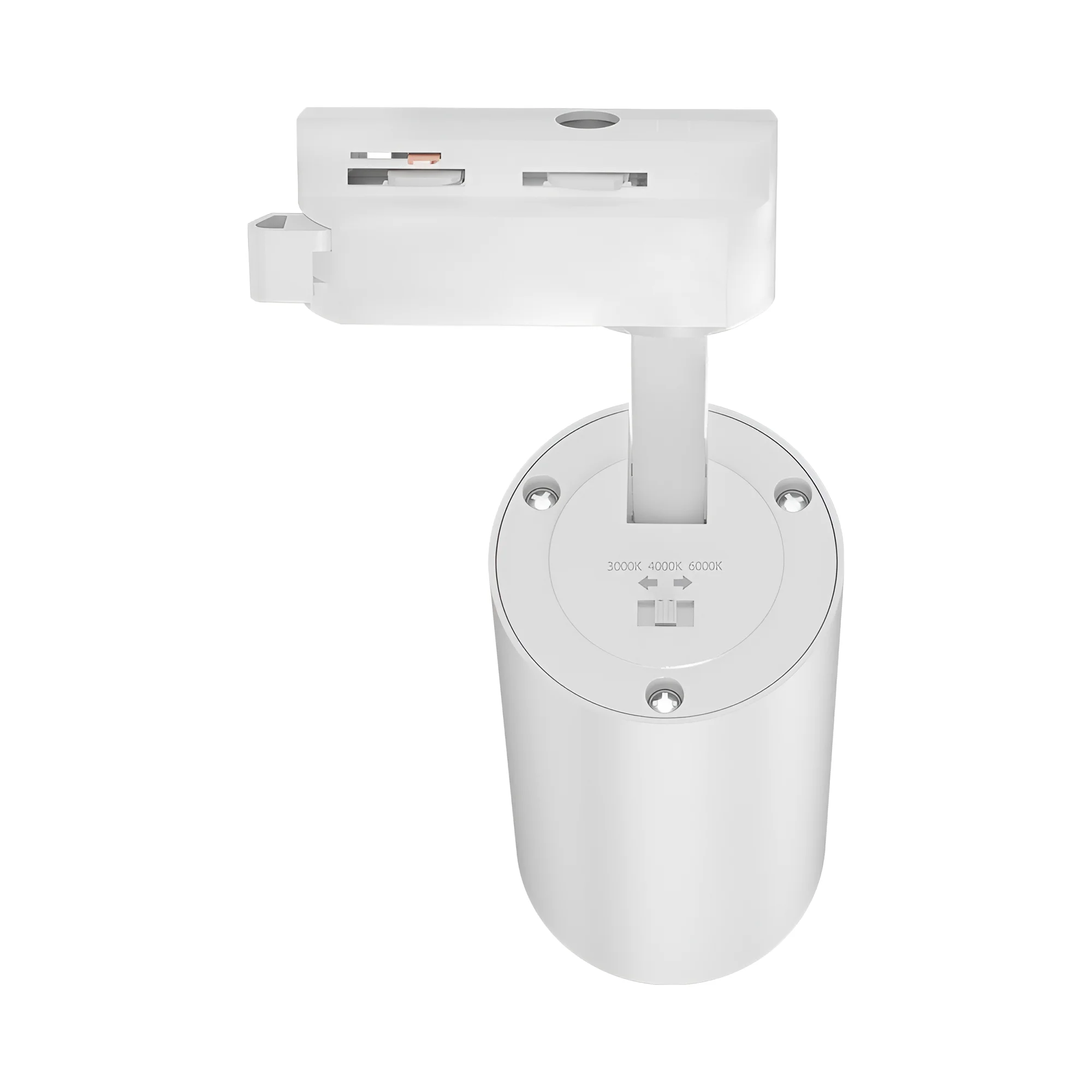 Braytron LED Schienenstrahler 15W für 1-Phasen Schienensystem, dreh- und schwenkbar, 3CCT 3000K 4000K 6500K, LED Track Light Aluminium Deckenstrahler für Büro, Shop, Küche (Weiß, 15, Watt) – Ansicht 7
