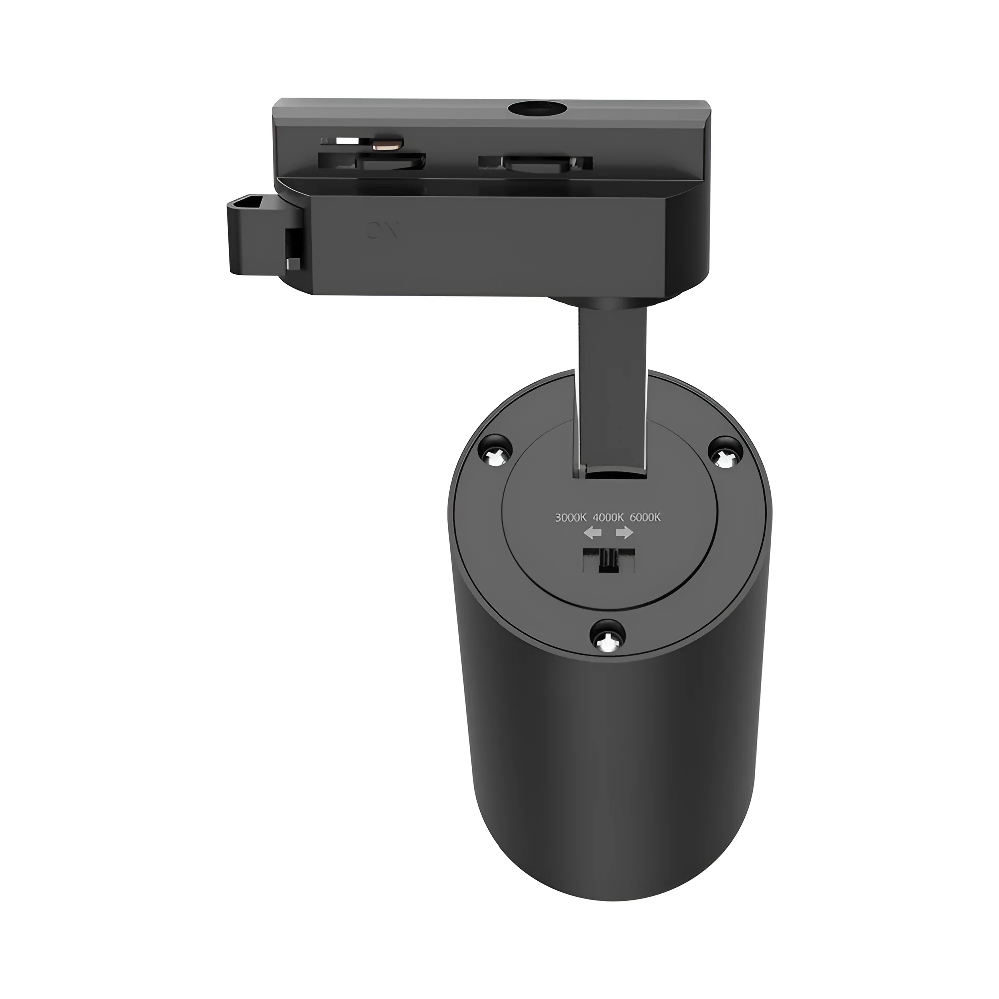 Braytron LED Schienenstrahler 15W für 1-Phasen Schienensystem, dreh- und schwenkbar, 3CCT 3000K 4000K 6500K, LED Track Light Aluminium Deckenstrahler für Büro, Shop, Küche (Schwarz, 15, Watt) – Ansicht 7