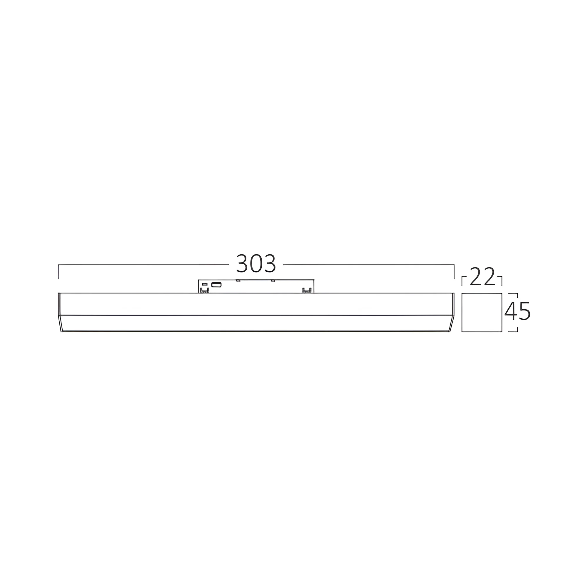 Braytron 48V LED Magnet Schienenleuchte Linear 3CCT 3000K–6000K, CRI≥95, 120° breitstrahlend, Aluminium Schwarz, Magnet Track Light für 48V Schienensystem, Wohnraum & Büro (10W) – Ansicht 4