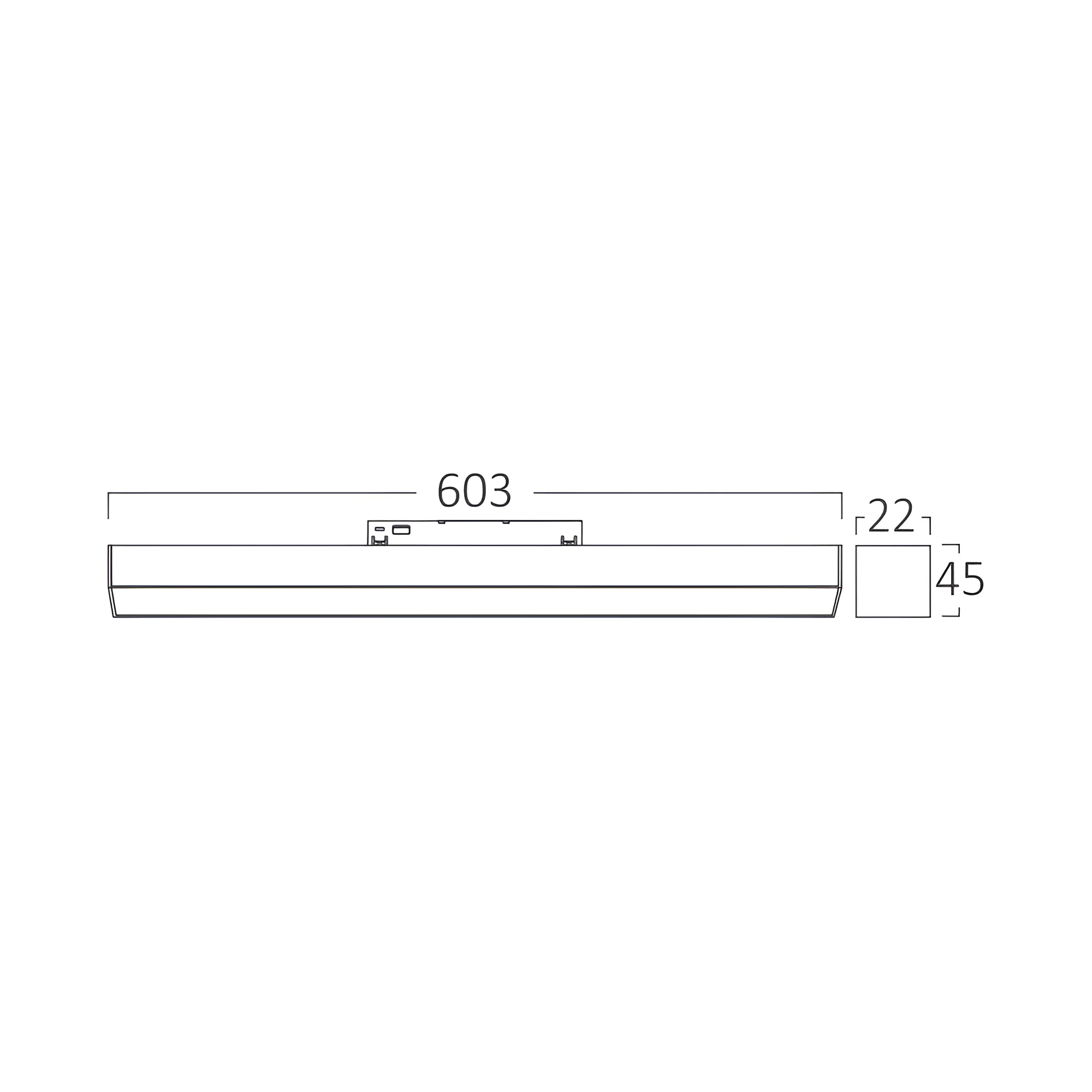 Braytron 48V LED Magnet Schienenleuchte Linear 3CCT 3000K–6000K, CRI≥95, 120° breitstrahlend, Aluminium Schwarz, Magnet Track Light für 48V Schienensystem, Wohnraum & Büro (18W) – Ansicht 4