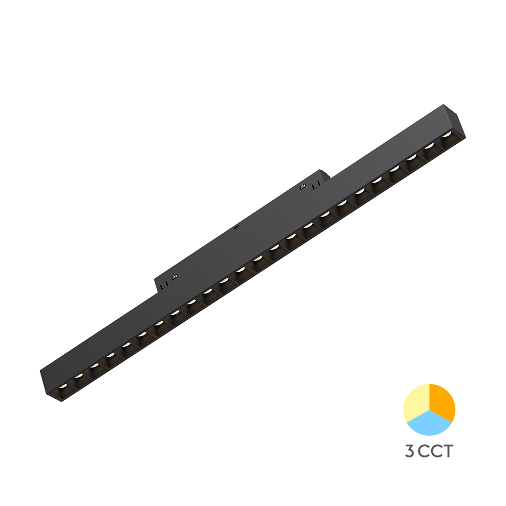 MAGNETNA LINEARNA SVETILJKA 24W CRNI CCT 48VDC