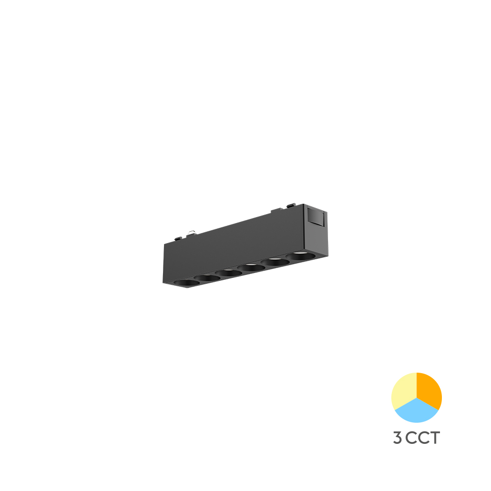 MAGNETNA LINEARNA SVETILJKA 6W CRNI CCT 48VDC
