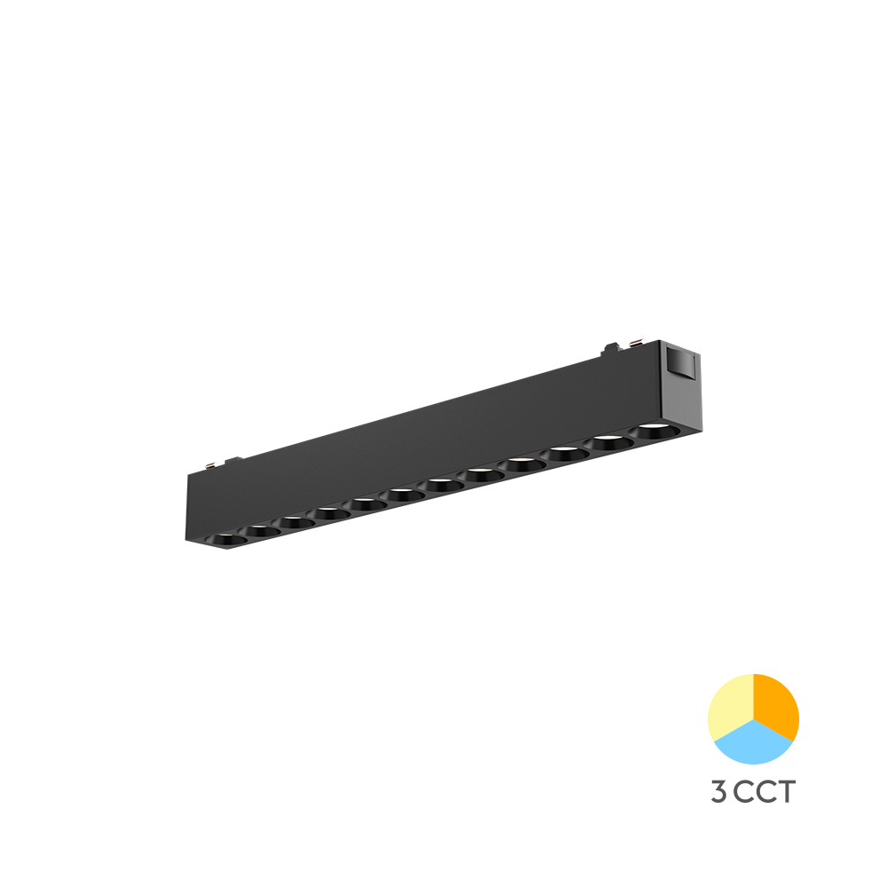 MAGNETNA LINEARNA SVETILJKA 12W CRNI CCT 48VDC