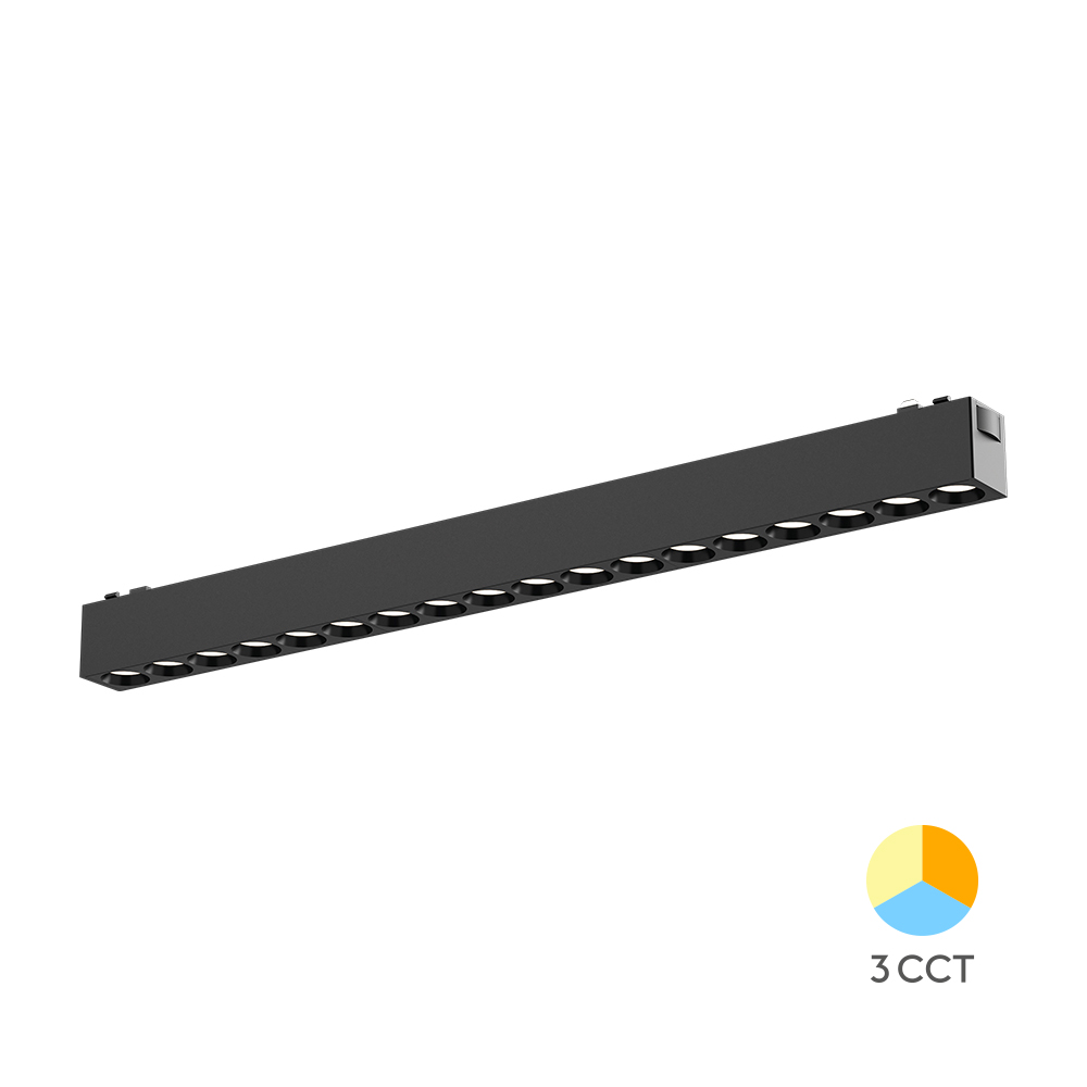 MAGNETNA LINEARNA SVETILJKA 18W CRNI CCT 48VDC