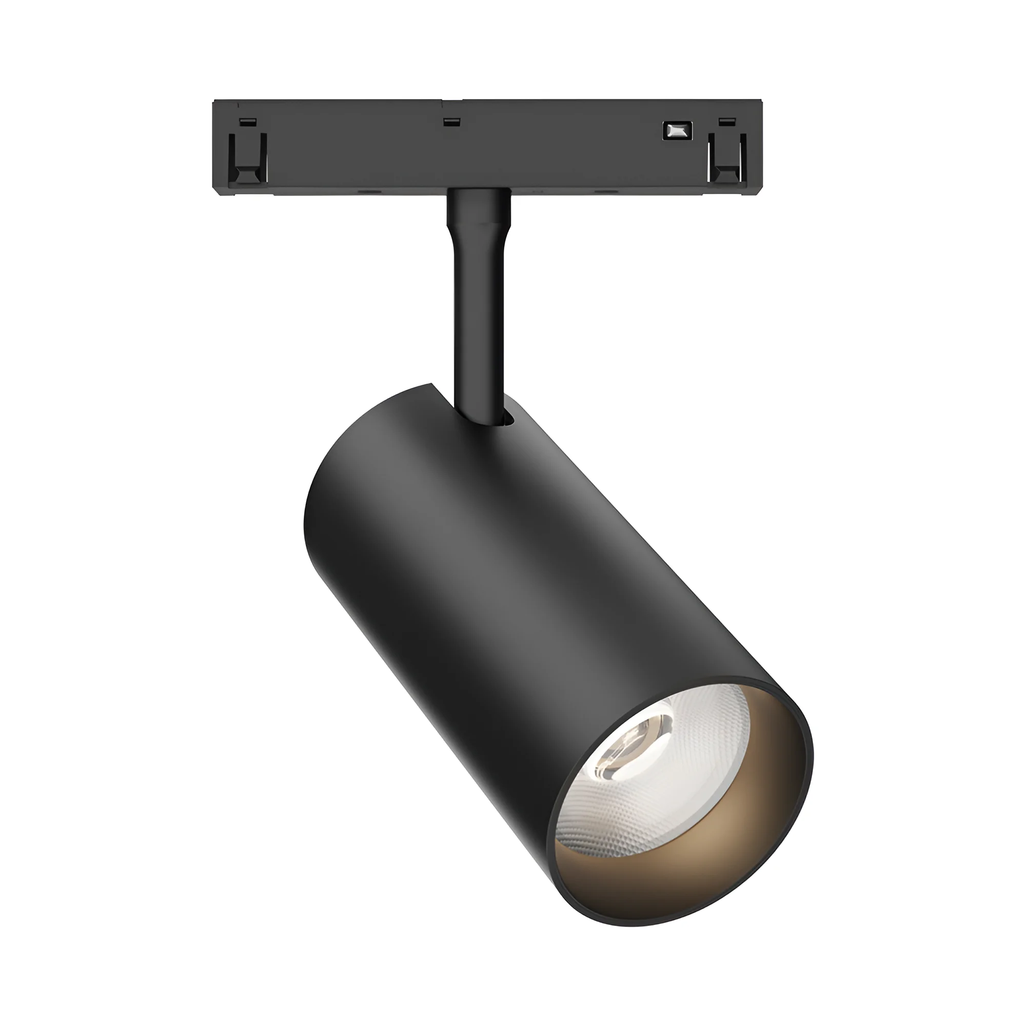 Spot sur rail magnétique LED 60mm 18W noir 3en1 48V – Magtrack M20 – BD61-00381