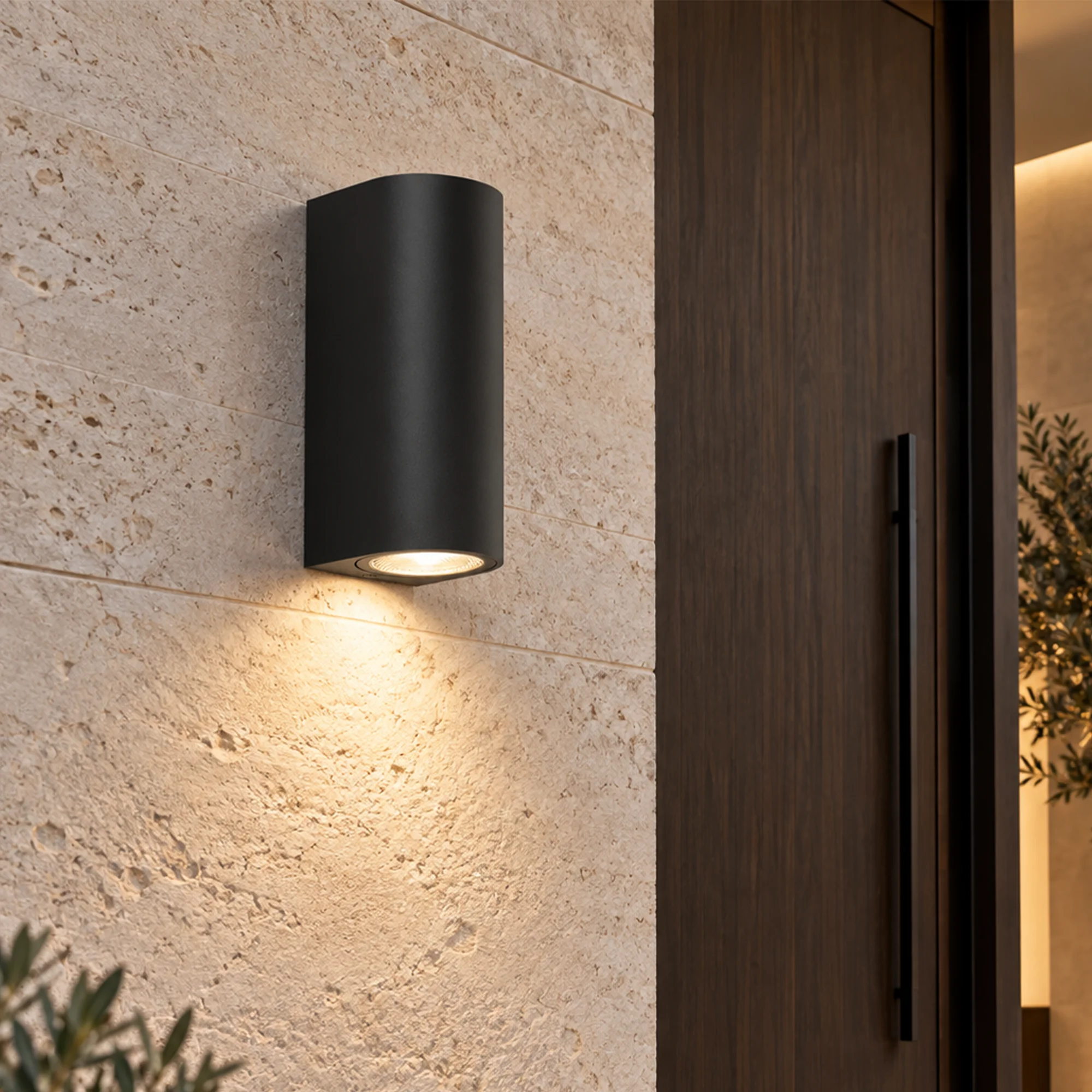 BRY-RITA-PR-WL.2-BLC-2xGU10-IP44-WALL LIGHT
