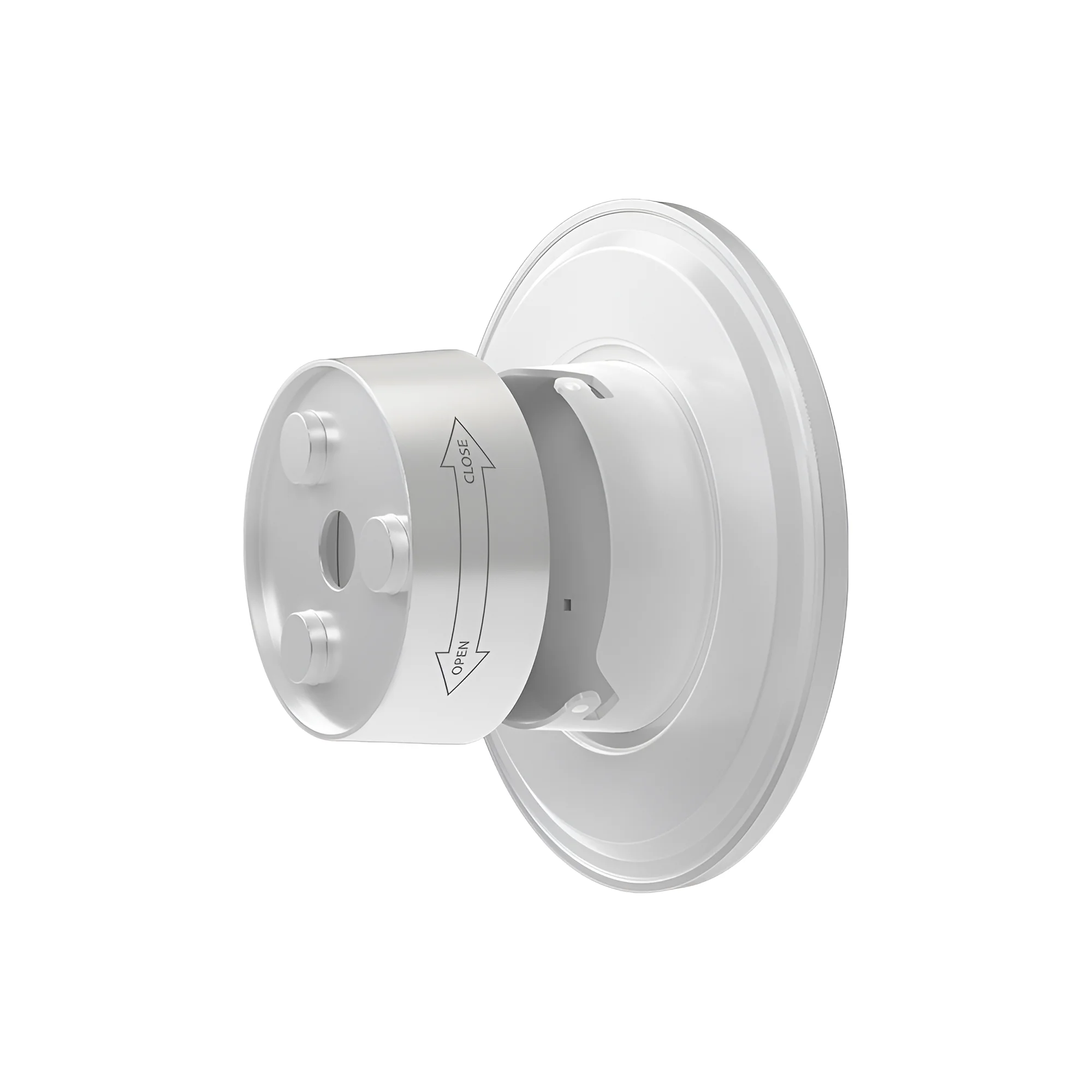 Braytron LED Wandleuchte Außen Rund Ø120 mm, 8W 760lm, IP65 Wasserdicht, 3CCT Farbtemperatur Einstellbar 3000K–6000K, Moderne Indirekte Wandlampe für Balkon, Terrasse, Flur & Badezimmer, Weiß – Ansicht 5