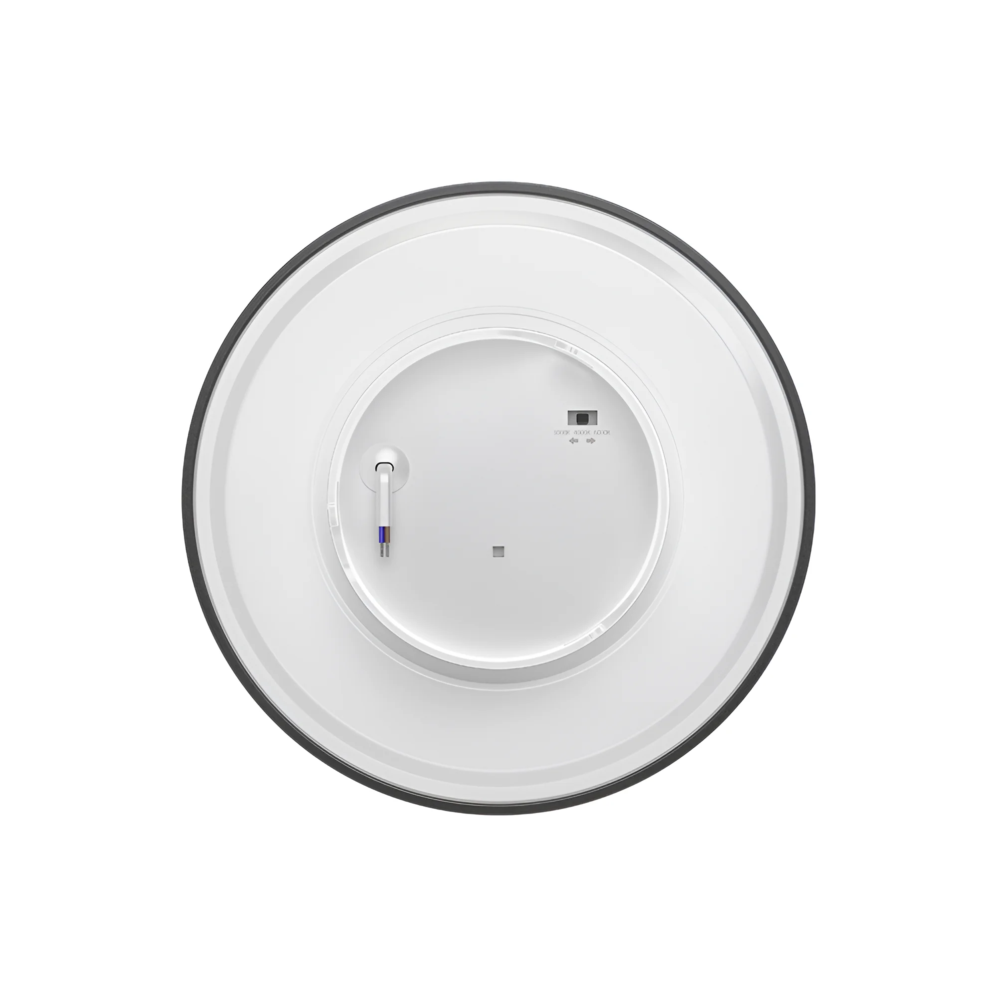 Braytron LED Wandleuchte Außen Rund Ø120 mm, 8W 760lm, IP65 Wasserdicht, 3CCT 3000K–6000K Einstellbar, Indirekte Designer Wandlampe Modern für Balkon, Terrasse, Flur, Bad, Schwarz – Ansicht 4