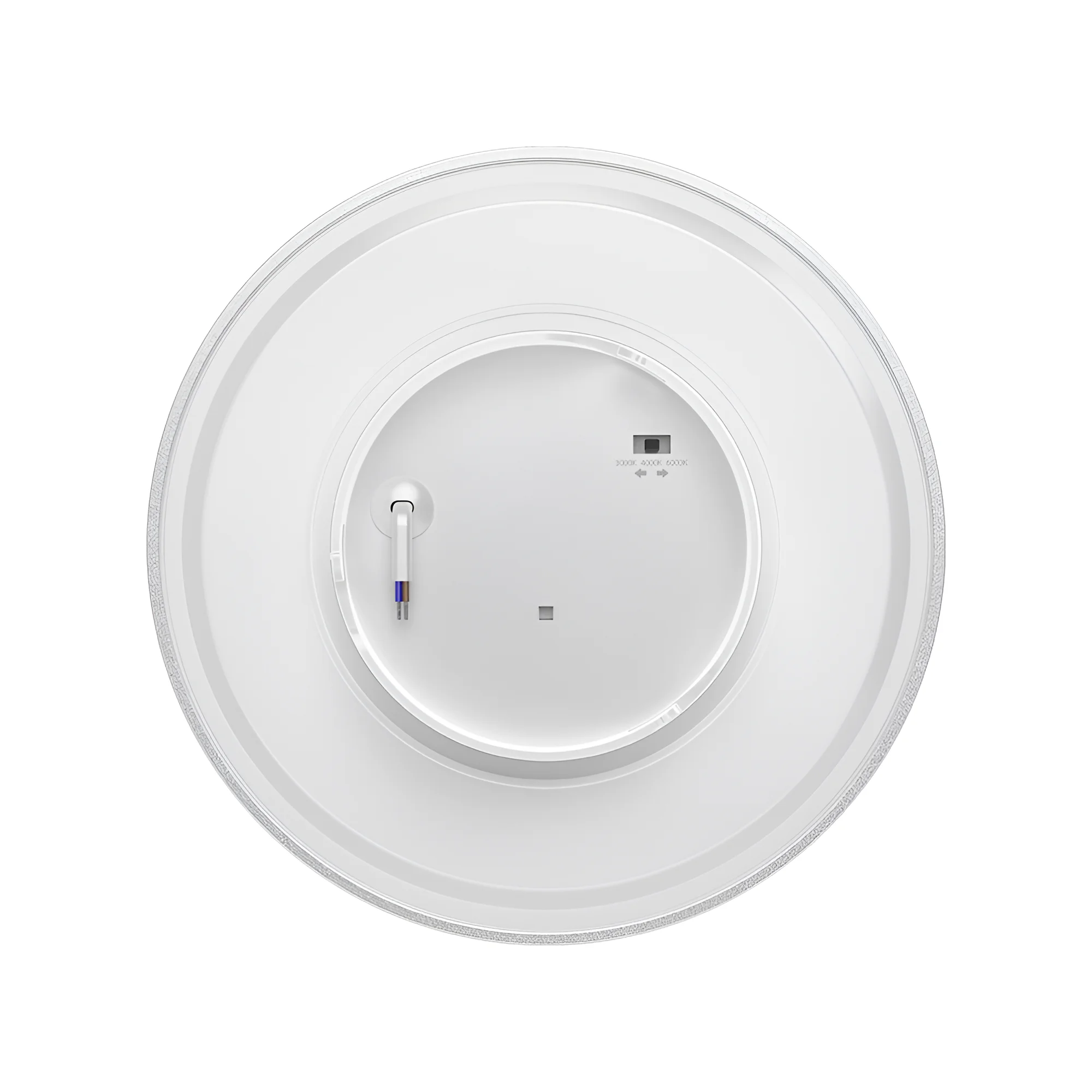 Braytron LED Wandleuchte Außen Rund Ø180 mm, 10W 950lm, IP65 Wasserdicht, 3CCT 3000K–6000K Einstellbar, Indirekte Designer Wandlampe Modern für Balkon, Terrasse, Flur, Bad, Weiß – Ansicht 4
