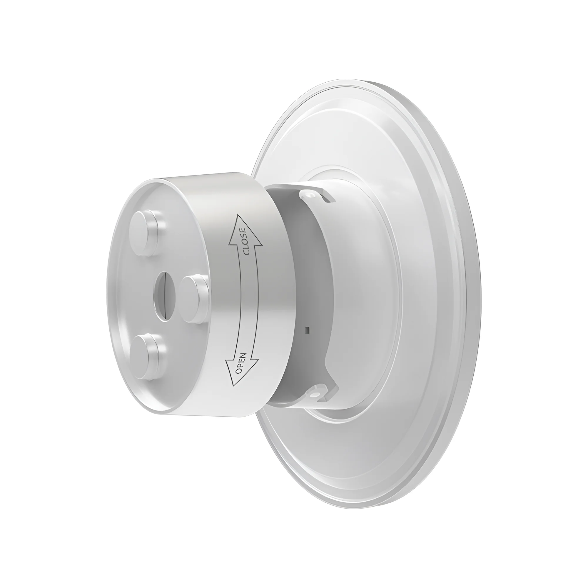 Braytron LED Wandleuchte Außen Rund Ø180 mm, 10W 950lm, IP65 Wasserdicht, 3CCT 3000K–6000K Einstellbar, Indirekte Designer Wandlampe Modern für Balkon, Terrasse, Flur, Bad, Weiß – Ansicht 5