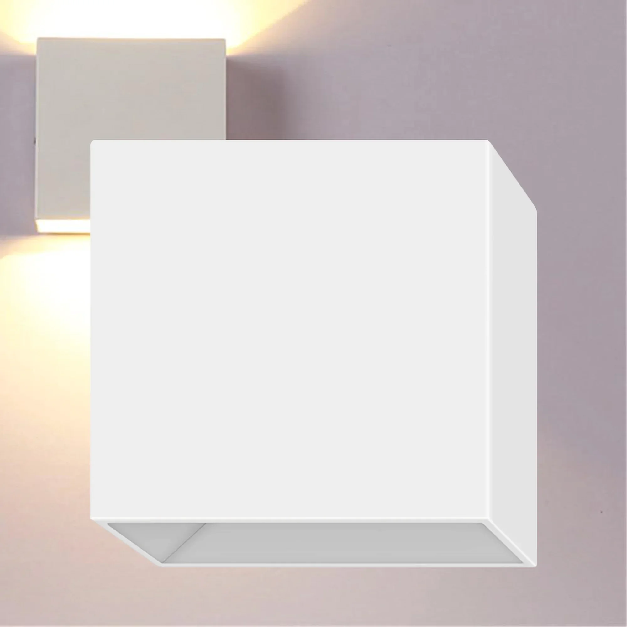 Braytron LED Strahler Außen 4W, 230 Lumen, Warmweiß 3000K, IP65 wasserdicht, Fluter Flutlicht Außenstrahler (Weiß) – Ansicht 2