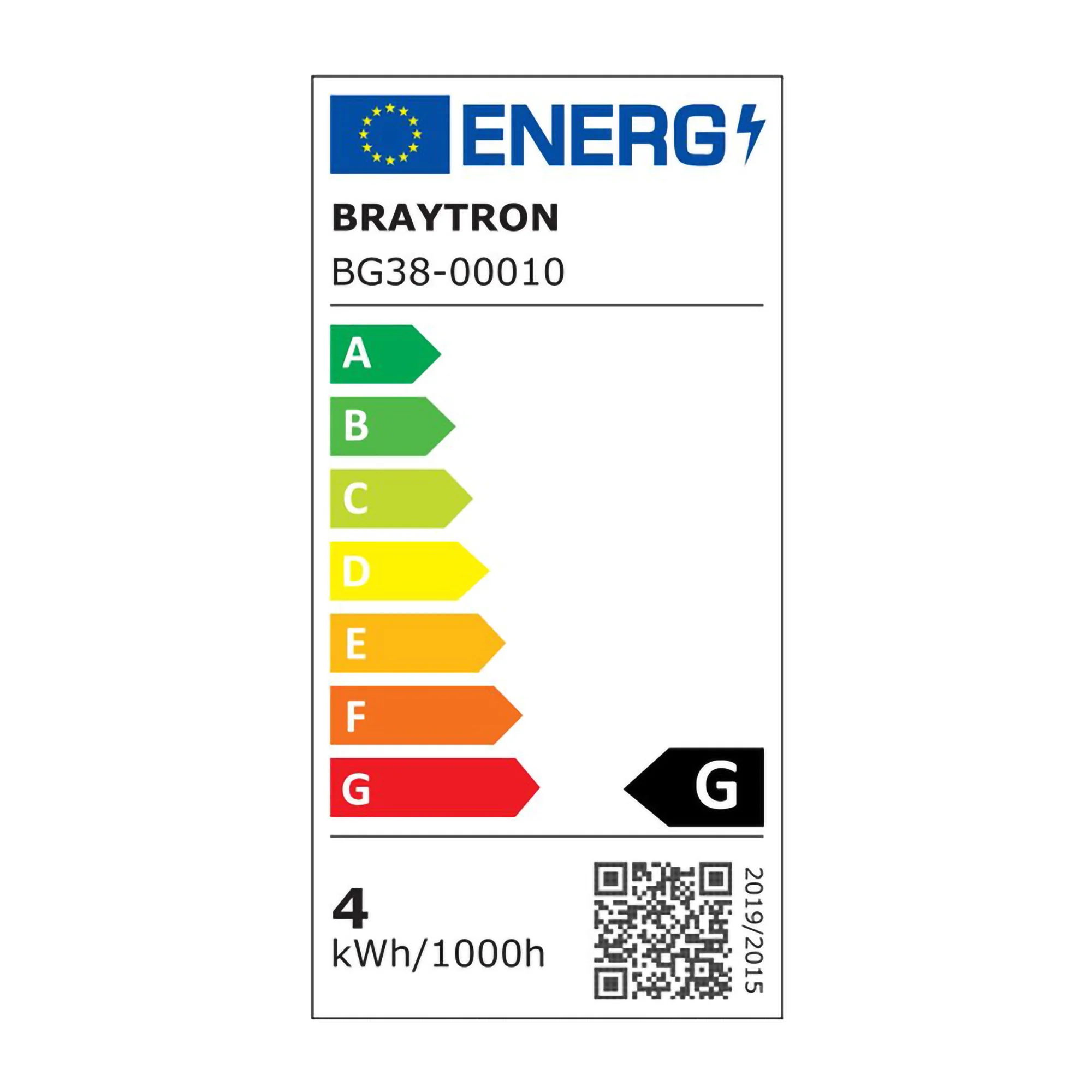 Braytron LED Strahler Außen 4W, 230 Lumen, Warmweiß 3000K, IP65 wasserdicht, Fluter Flutlicht Außenstrahler (Weiß) – Ansicht 5