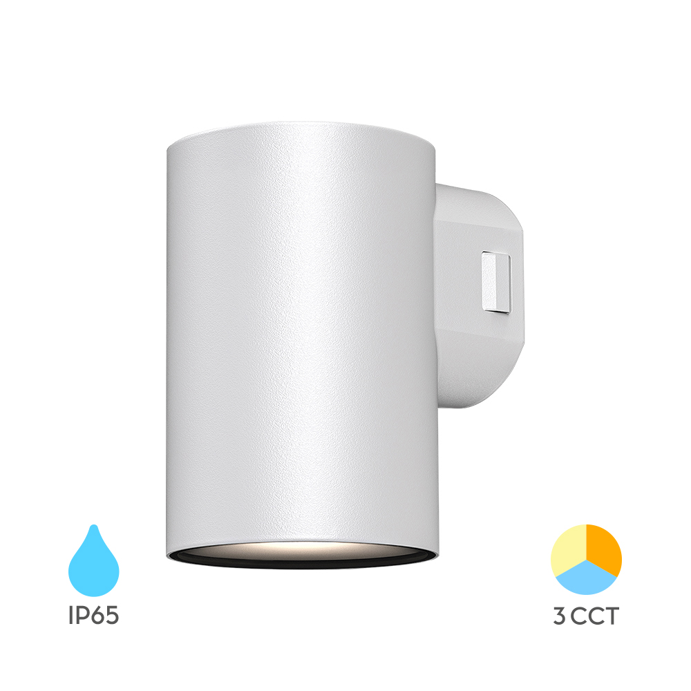 LED ZIDNA SVETILJKA 1X9W BELI CCT IP65