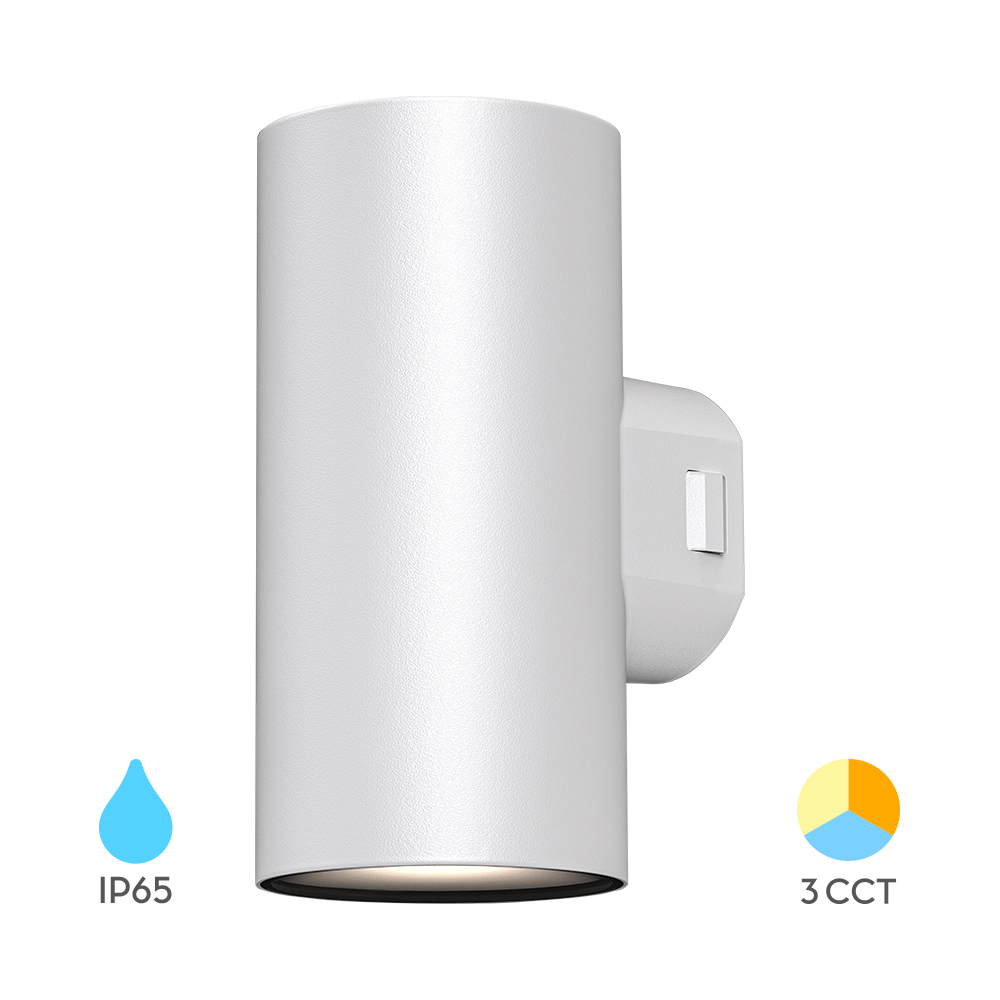 LED ZIDNA SVETILJKA DOUBLE 2X9W BELI CCT IP65