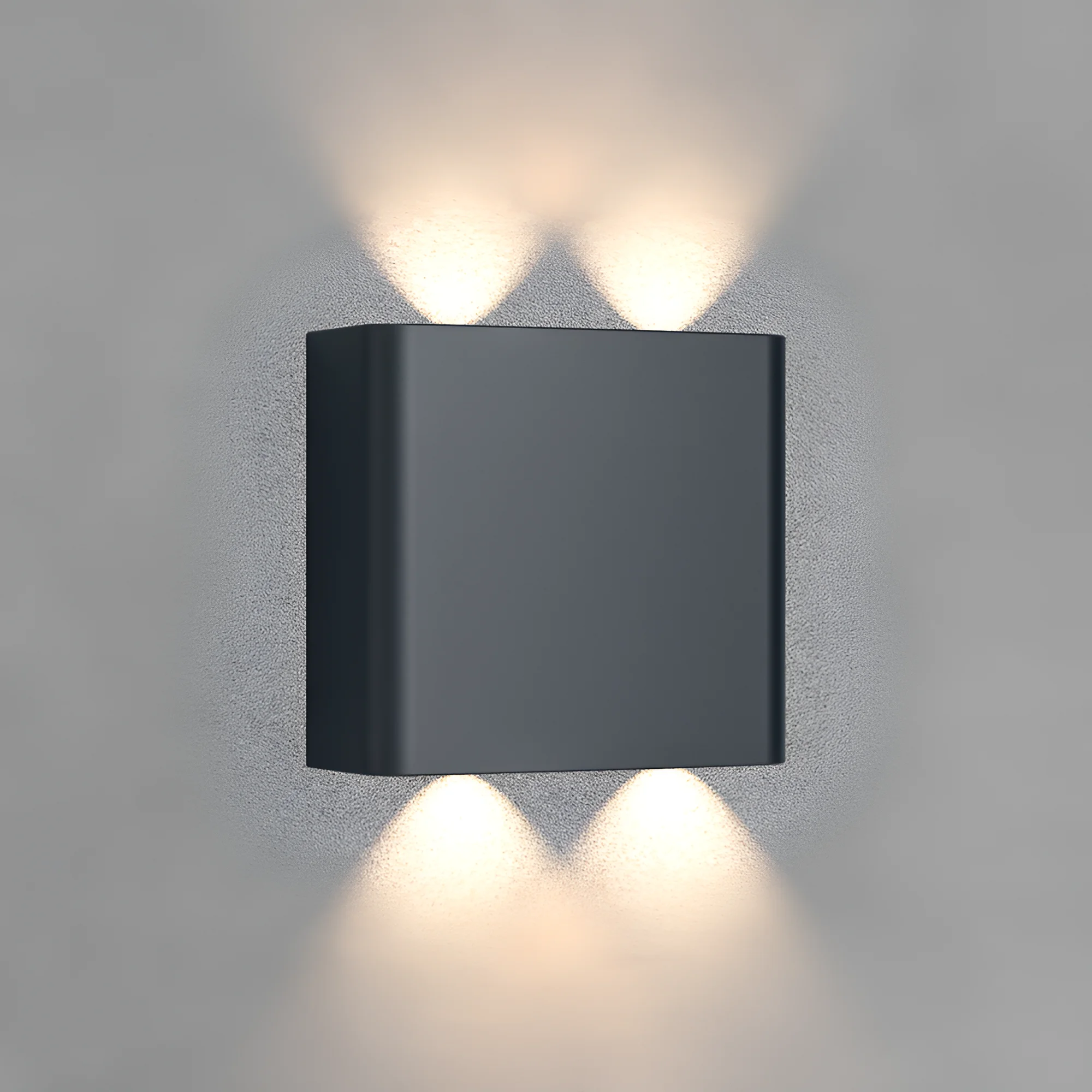 Applique LED esterna Antracite 4W Up&Down IP65 3in1 CCT | PurpleLights – Vista 2