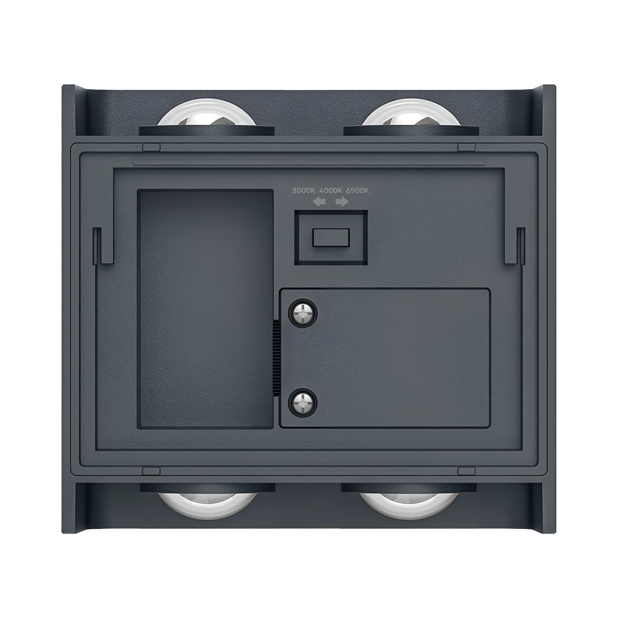 Applique LED esterna Antracite 4W Up&Down IP65 3in1 CCT | PurpleLights – Vista 5