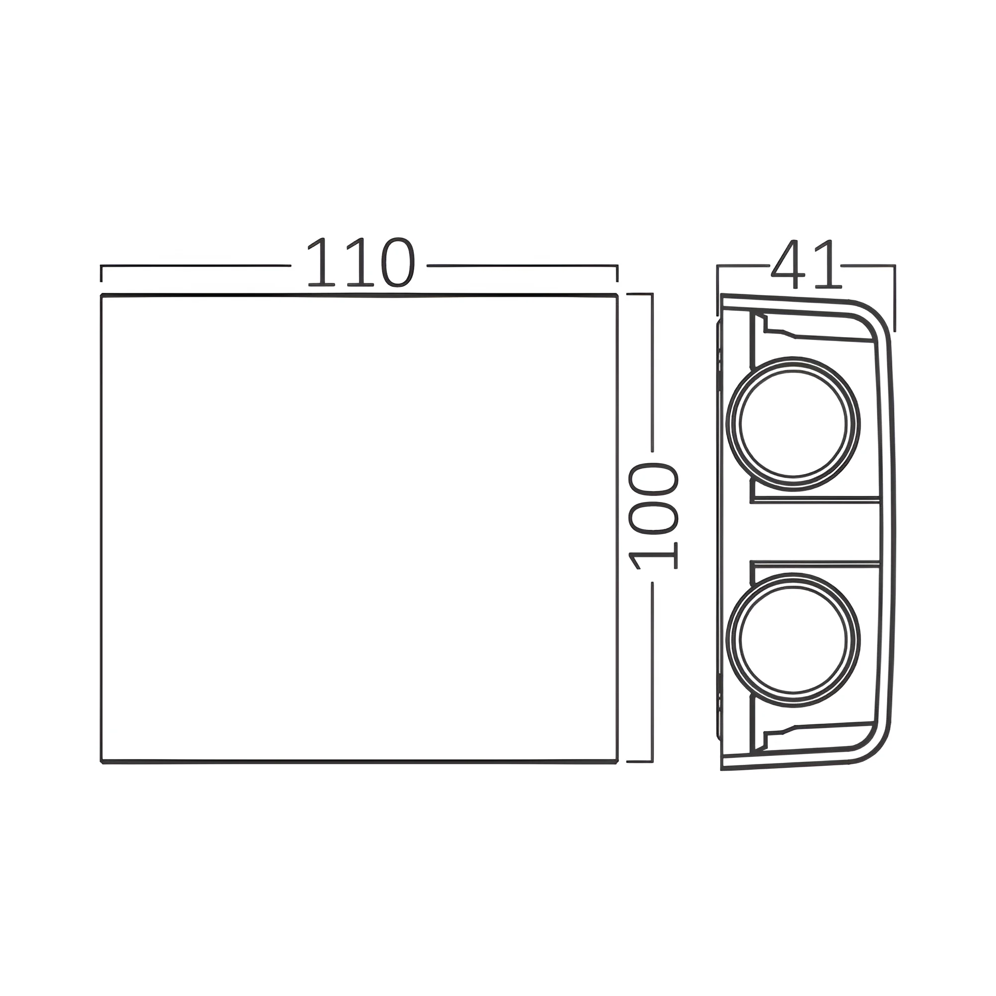 Applique LED esterna Antracite 4W Up&Down IP65 3in1 CCT | PurpleLights – Vista 7