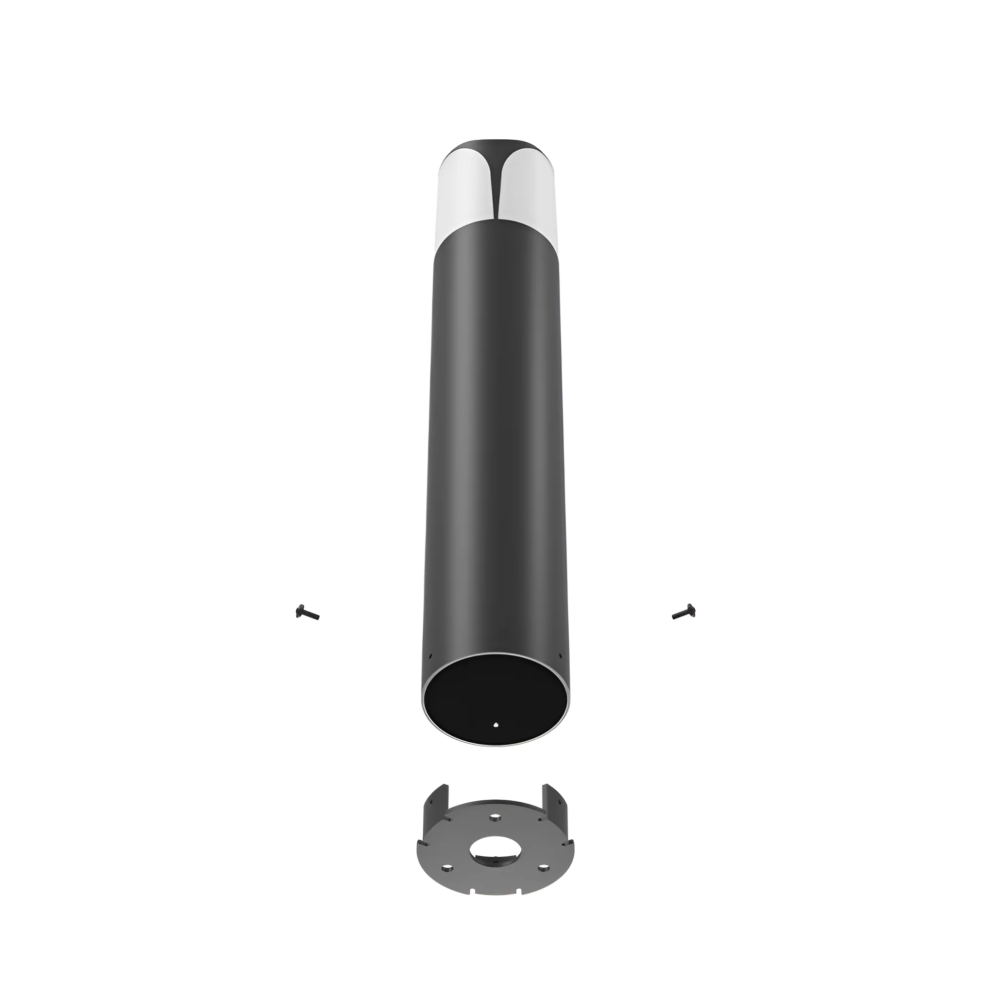 Braytron LED Strahler Außen Max.1x23W, IP44 wasserdicht, Fluter Flutlicht Außenstrahler (Grau) – Ansicht 5