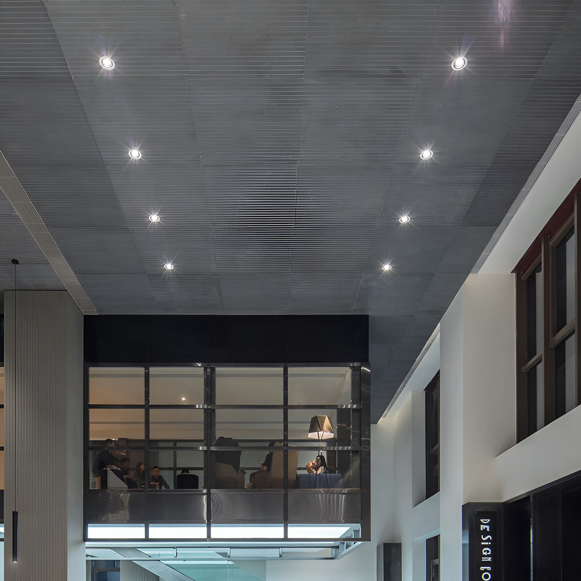 Braytron Telaio LED da incasso IP54 con vetro – Bianco/Nero – Faretto da incasso per Bagno per GU10 & modulo LED – Spot da soffitto per ambienti umidi Bagno – Telaio da incasso in vetro Ø83mm foro 65mm Faretto da incasso (Nero) – Vista 2