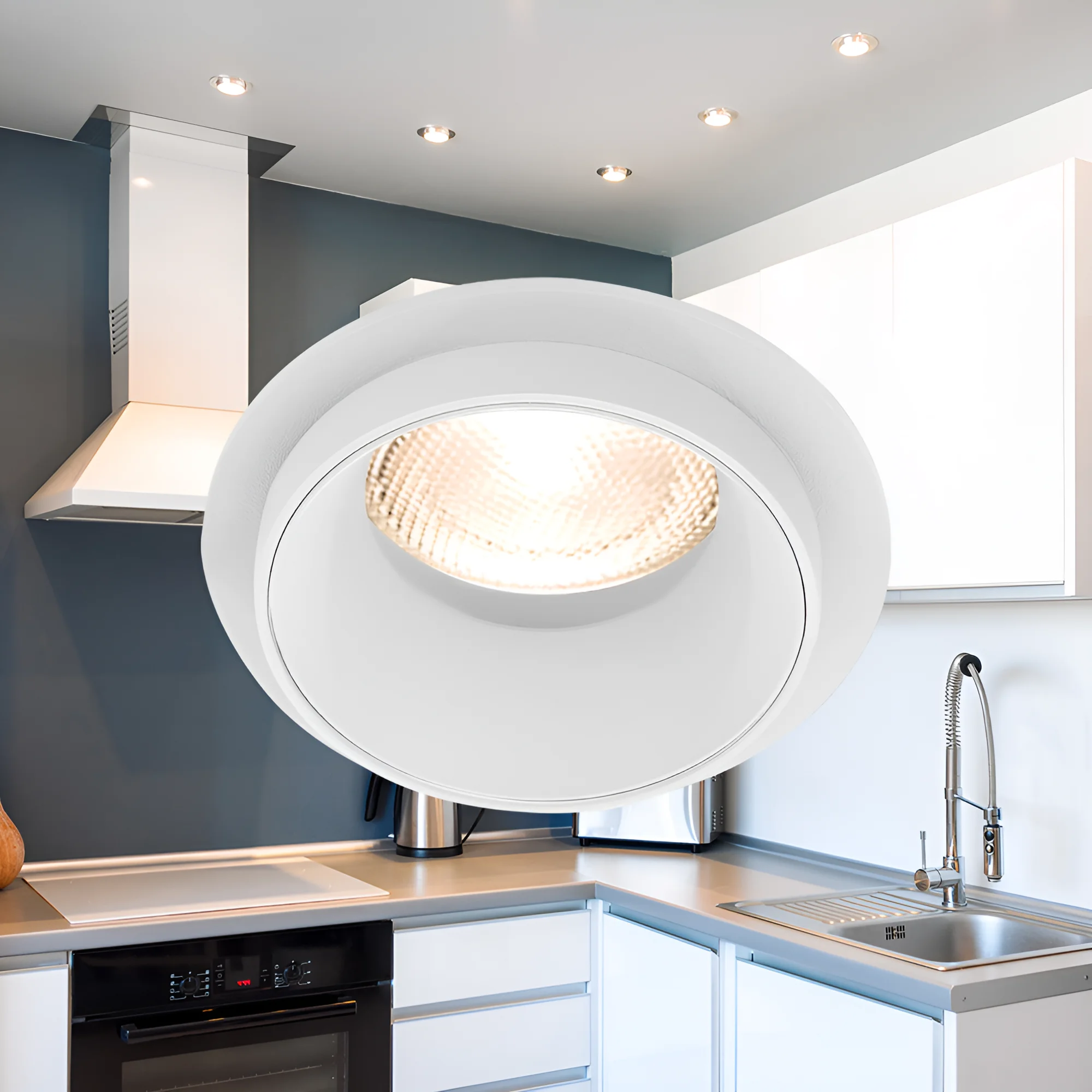 BRY-ALFA-E-RND-F.WHT-SPOTLIGHT FIXTURE