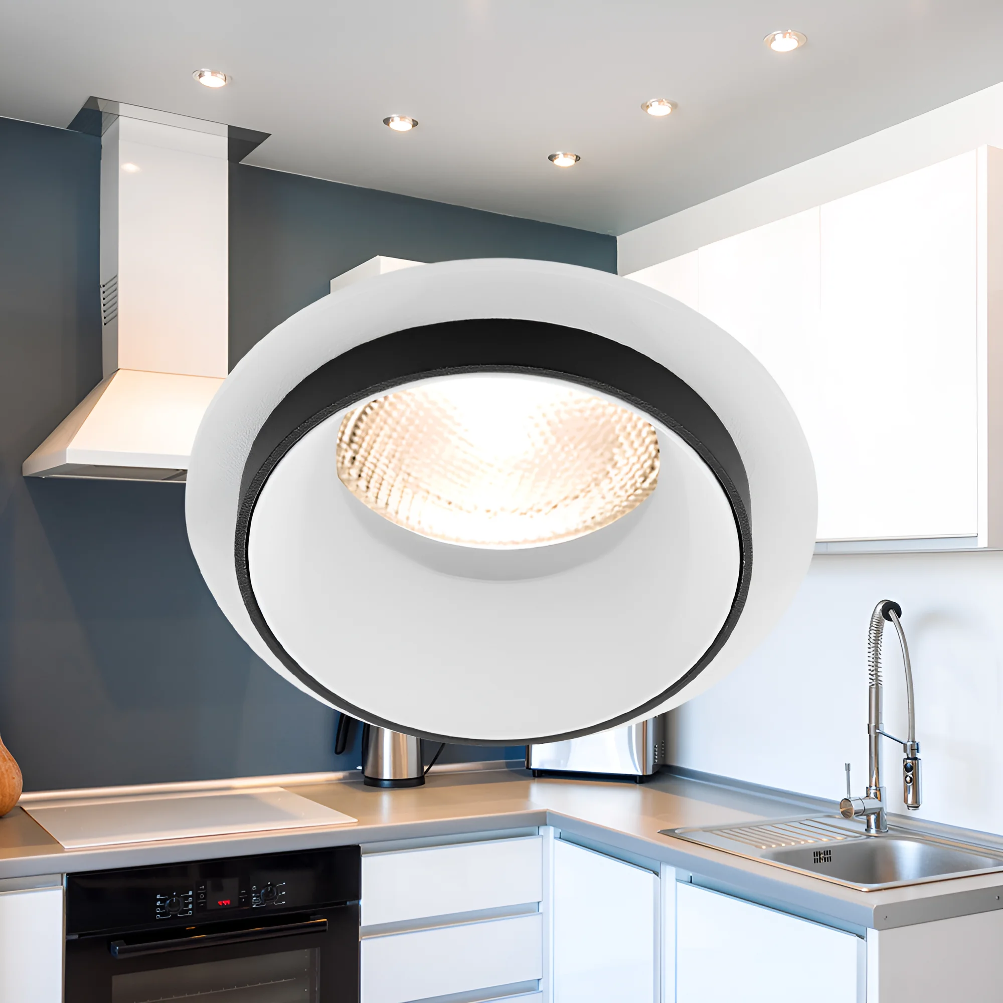 BRY-ALFA-E-RND-WHT-BLC-SPOTLIGHT FIXTURE