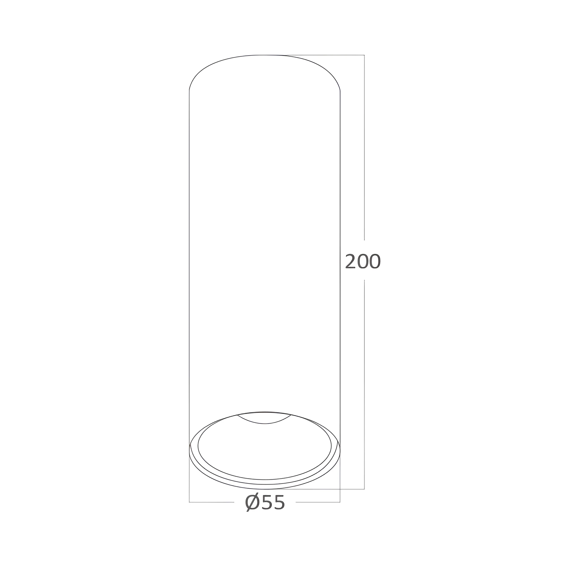 Braytron LED Deckenleuchte Max.1x35W GU10, IP20 Deckenlampe für Wohnzimmer, Küche, Flur (Weiß) – Ansicht 6