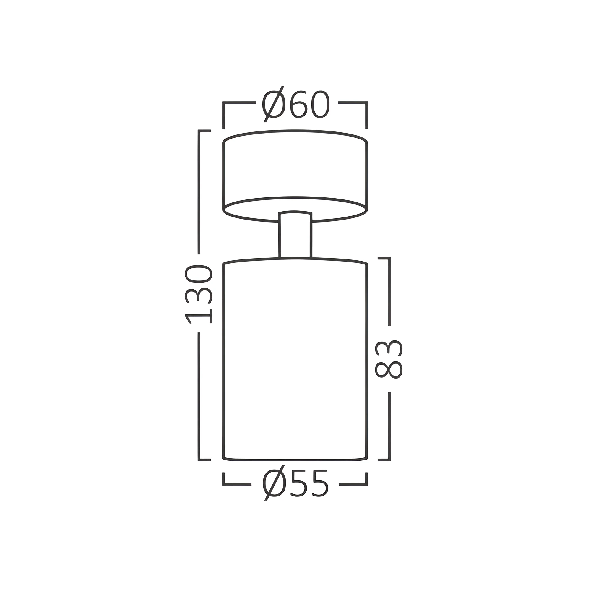 Braytron LED Deckenleuchte Max.1×35W GU10, IP20 Deckenlampe für Wohnzimmer, Küche, Flur (Schwarz) – Ansicht 7