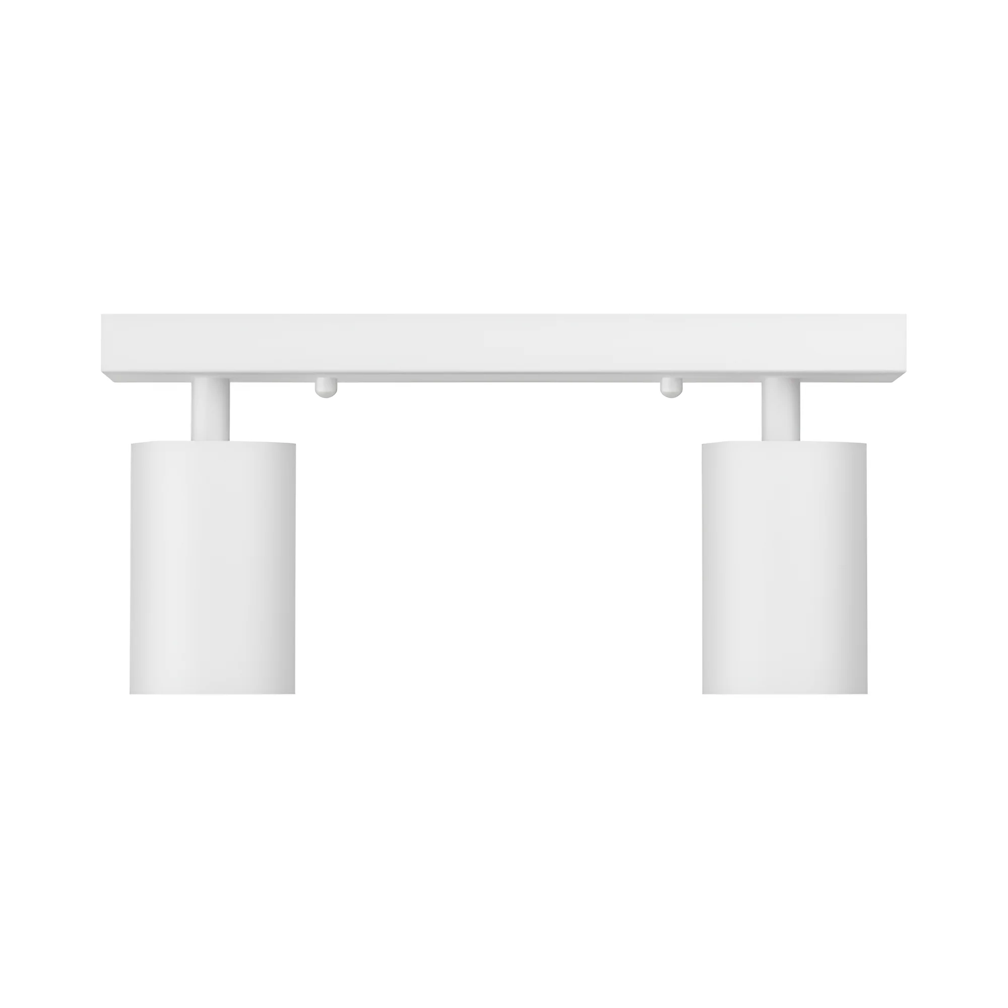 Braytron LED Deckenstrahler 2 Flammig GU10 – Schwenkbarer Deckenspot 350° Drehbar – Moderne Deckenleuchte in Weiß, Schwarz oder Gold – Spotlampe für Küche, Wohnzimmer & Schlafzimmer (weiß) – Ansicht 5