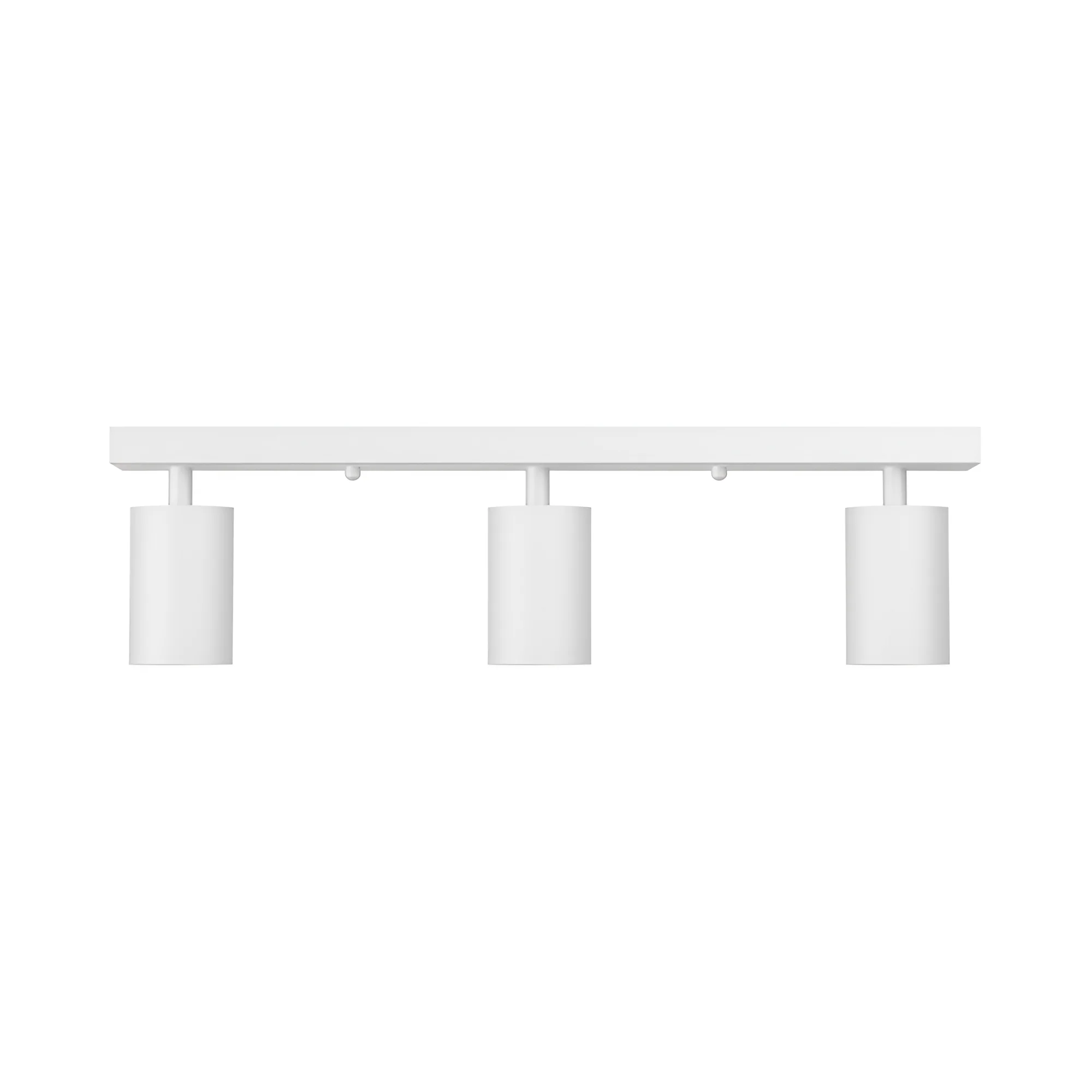 Braytron LED Deckenstrahler 3 Flammig GU10 – Schwenkbarer Deckenspot 350° Drehbar – Moderne Deckenleuchte in Weiß, Schwarz oder Gold – Spotbalken für Küche, Wohnzimmer & Flur (weiß) – Ansicht 5