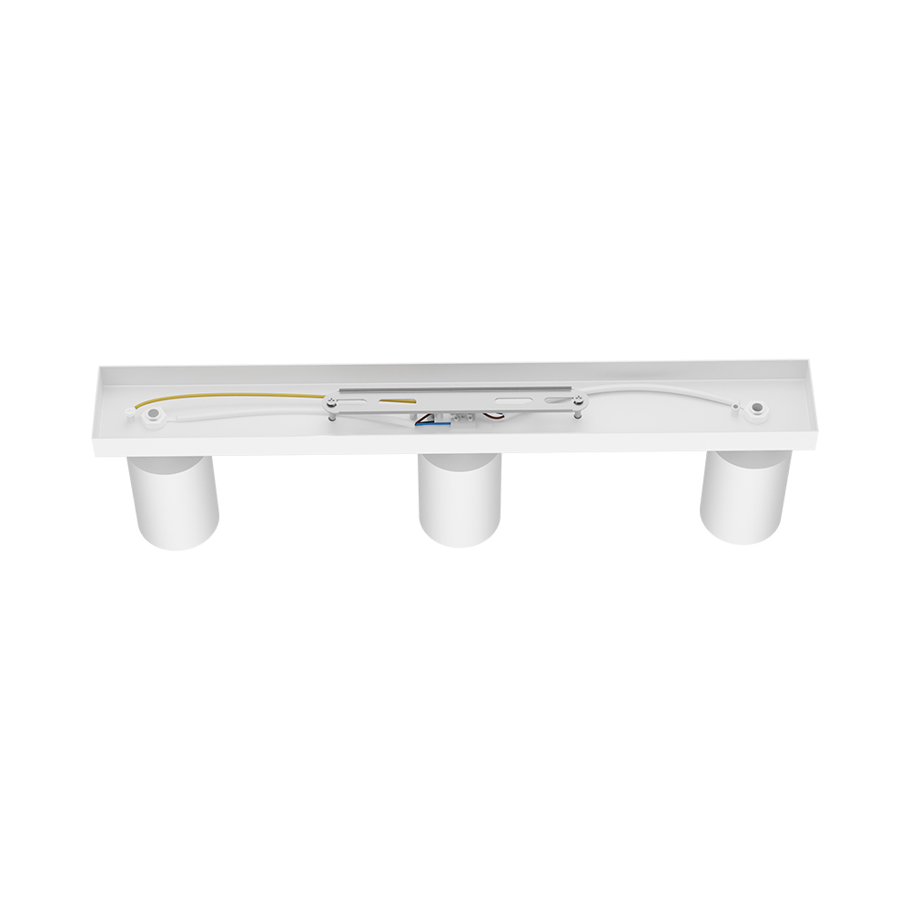 Braytron LED Deckenstrahler 3 Flammig GU10 – Schwenkbarer Deckenspot 350° Drehbar – Moderne Deckenleuchte in Weiß, Schwarz oder Gold – Spotbalken für Küche, Wohnzimmer & Flur (weiß) – Ansicht 6
