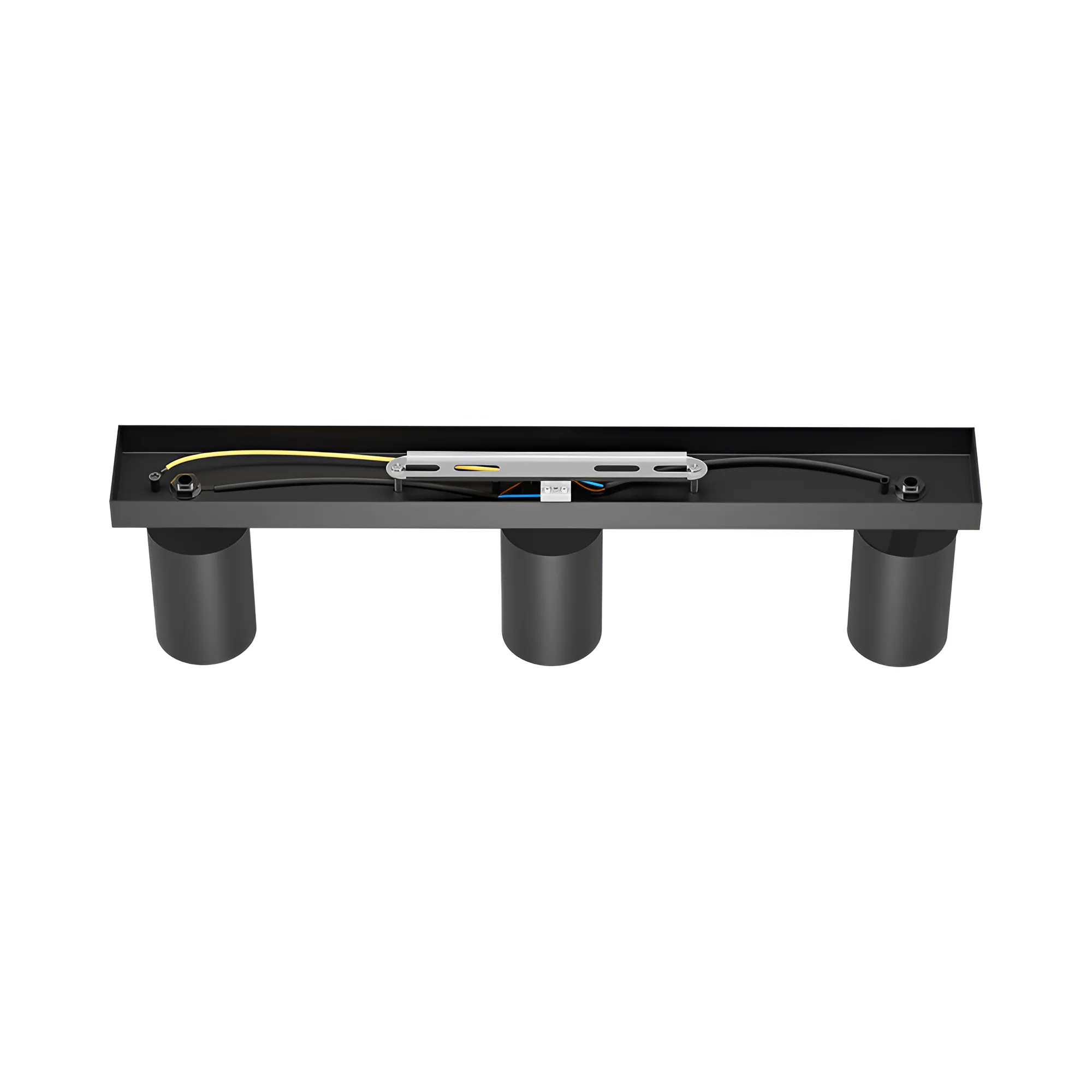 Braytron LED Deckenstrahler 3 Flammig GU10 – Schwenkbarer Deckenspot 350° Drehbar – Moderne Deckenleuchte in Weiß, Schwarz oder Gold – Spotbalken für Küche, Wohnzimmer & Flur (schwarz) – Ansicht 6