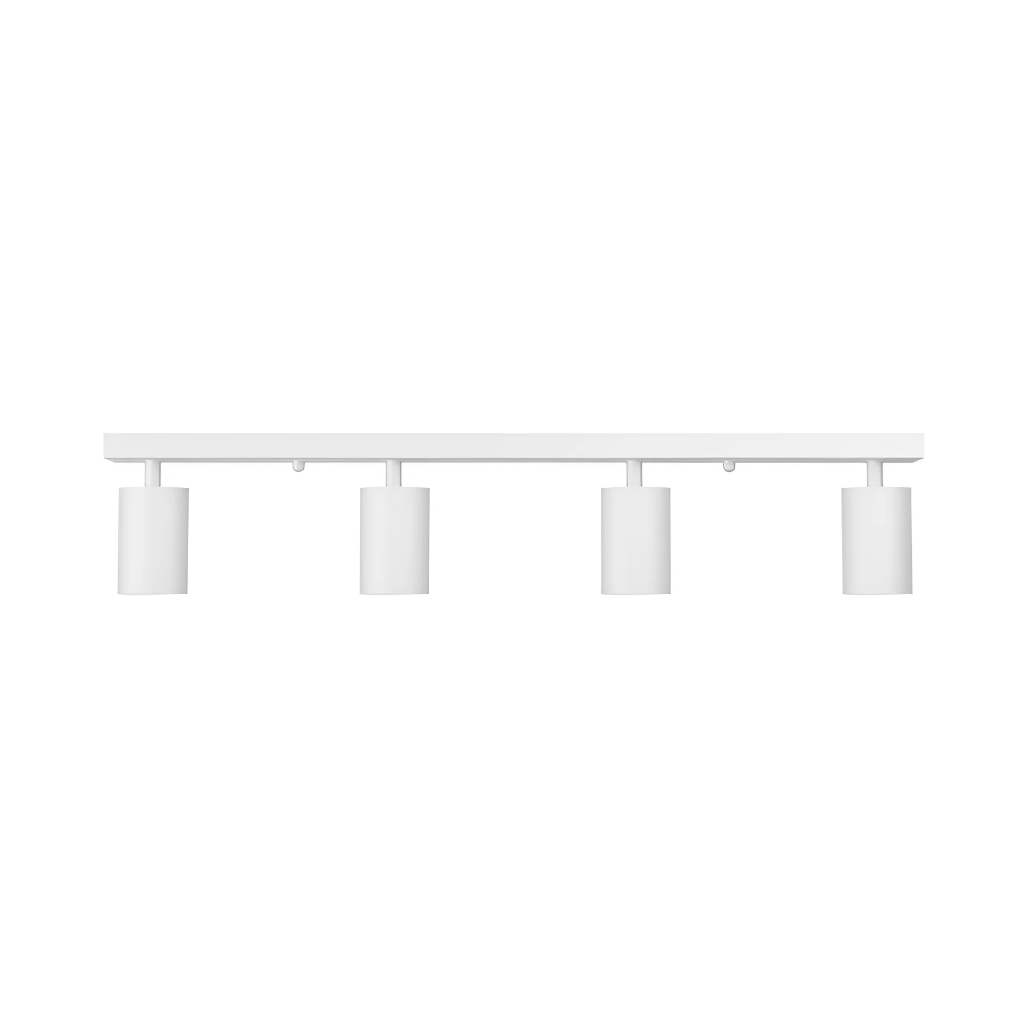 Braytron GU10 Deckenstrahler 4 Flammig LED – Schwenkbare Deckenleuchte 640mm – Moderner Deckenspot Aluminium 350° Drehbar – Innenbeleuchtung für Wohnzimmer, Küche & Büro – Weiß Schwarz Gold (weiß) – Ansicht 5