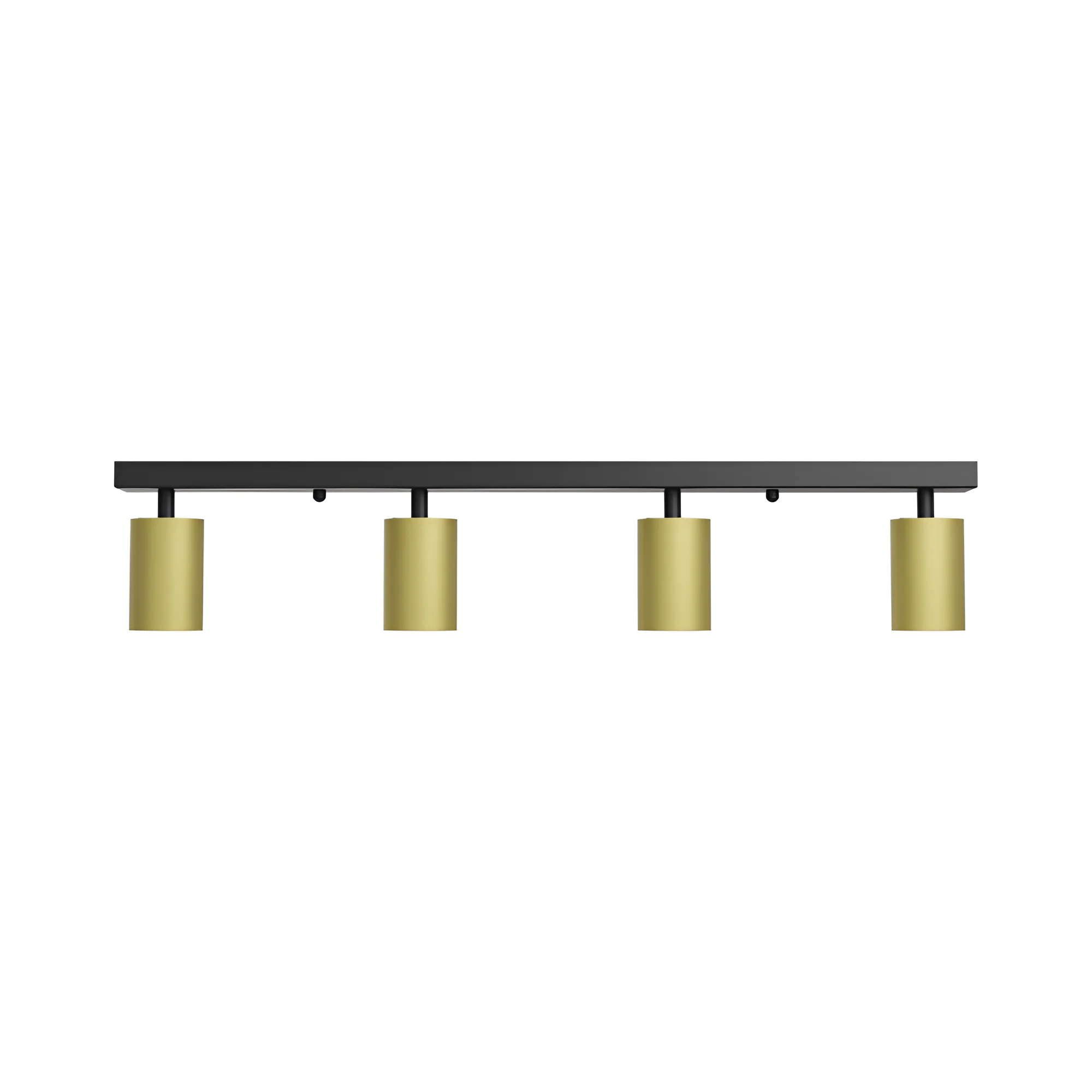 Braytron GU10 Deckenstrahler 4 Flammig LED – Schwenkbare Deckenleuchte 640mm – Moderner Deckenspot Aluminium 350° Drehbar – Innenbeleuchtung für Wohnzimmer, Küche & Büro – Weiß Schwarz Gold (gold) – Ansicht 4