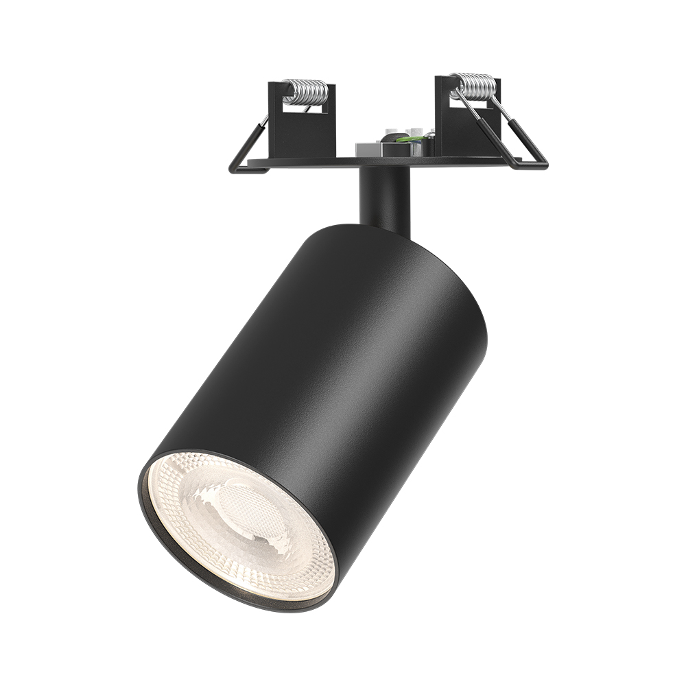 Braytron LED Deckenleuchte Max.1×35W GU10, IP20 Deckenlampe für Wohnzimmer, Küche, Flur (Schwarz) – Ansicht 3