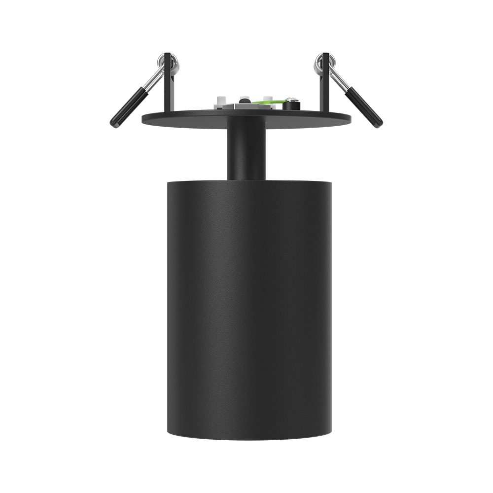 Braytron LED Deckenleuchte Max.1×35W GU10, IP20 Deckenlampe für Wohnzimmer, Küche, Flur (Schwarz) – Ansicht 4