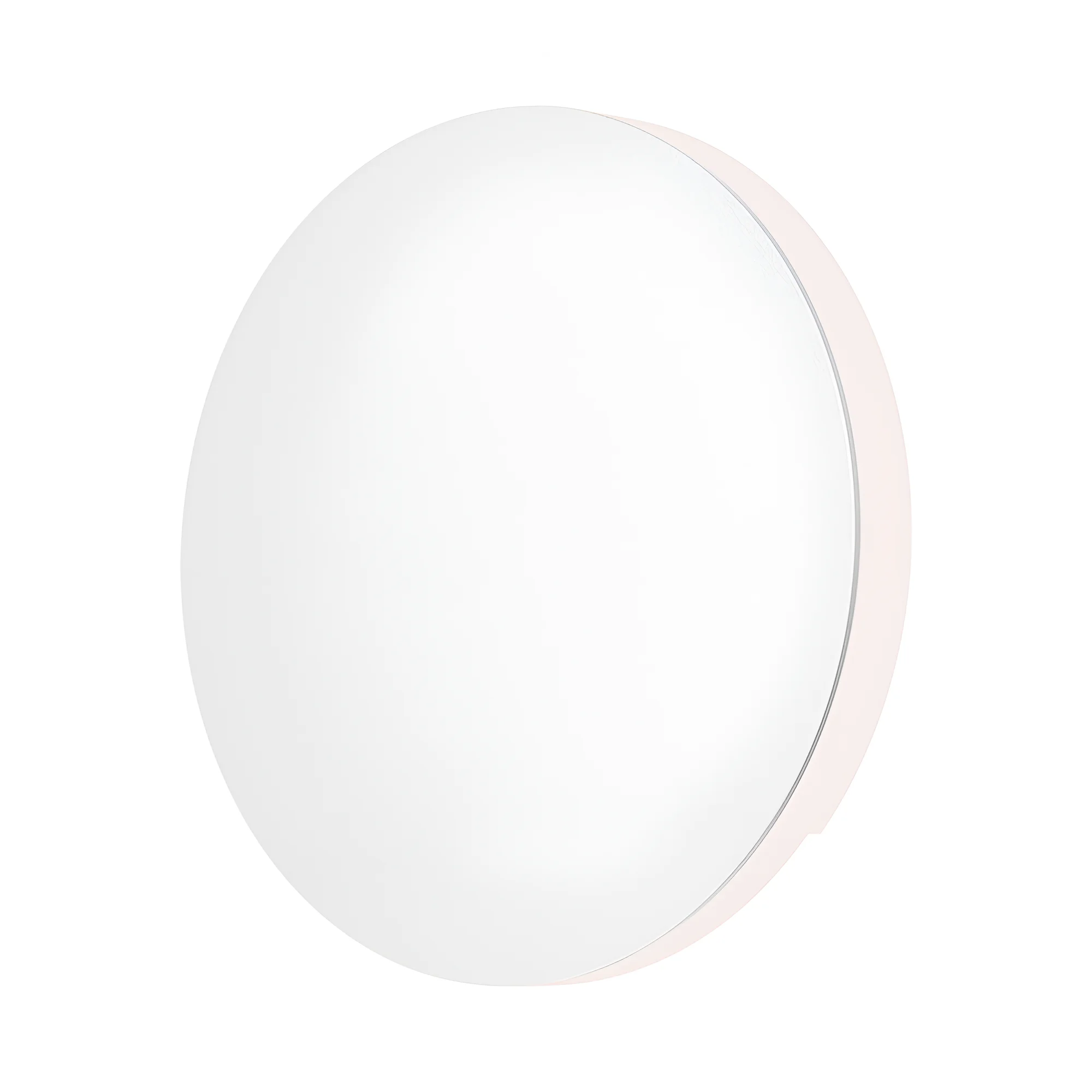 Cache pour luminaire d'escalier LED – Rond 1 feu, Blanc – BH07-00100