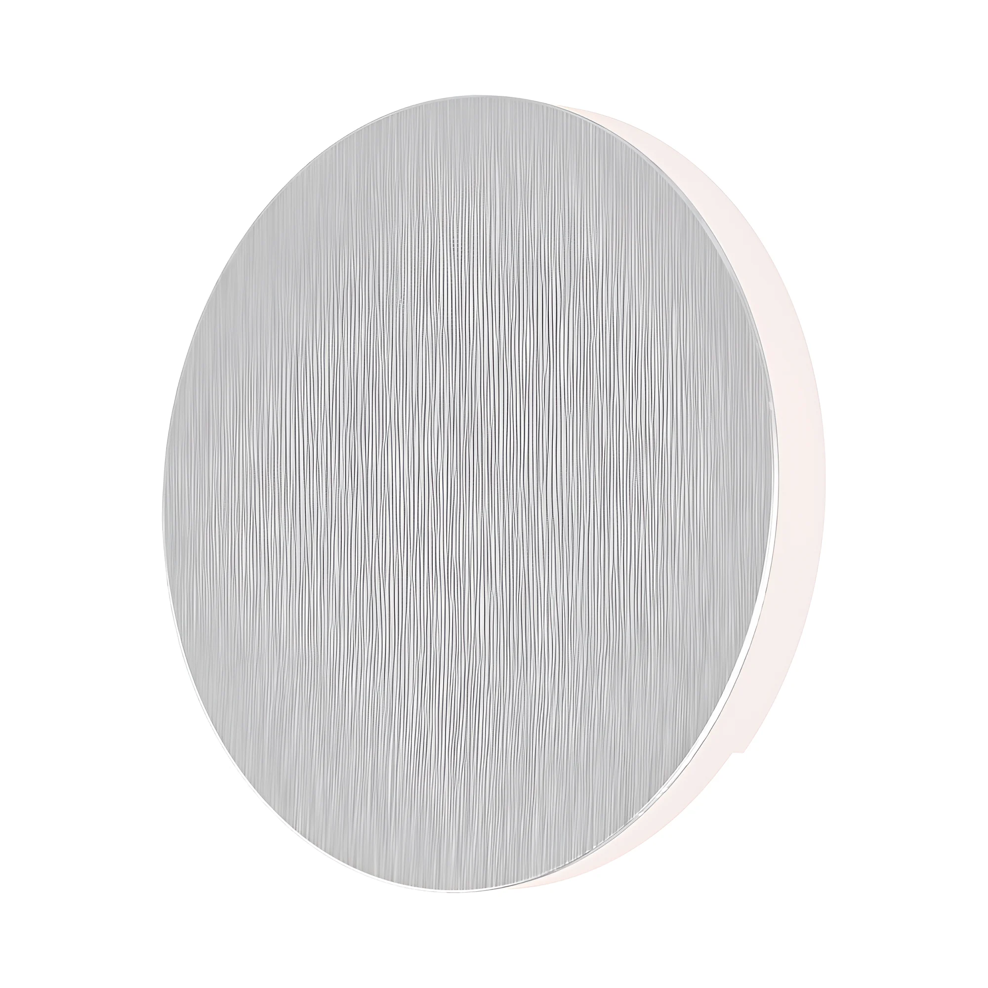 Cache pour luminaire d'escalier LED – Rond 1 feu, Argenté – BH07-00103