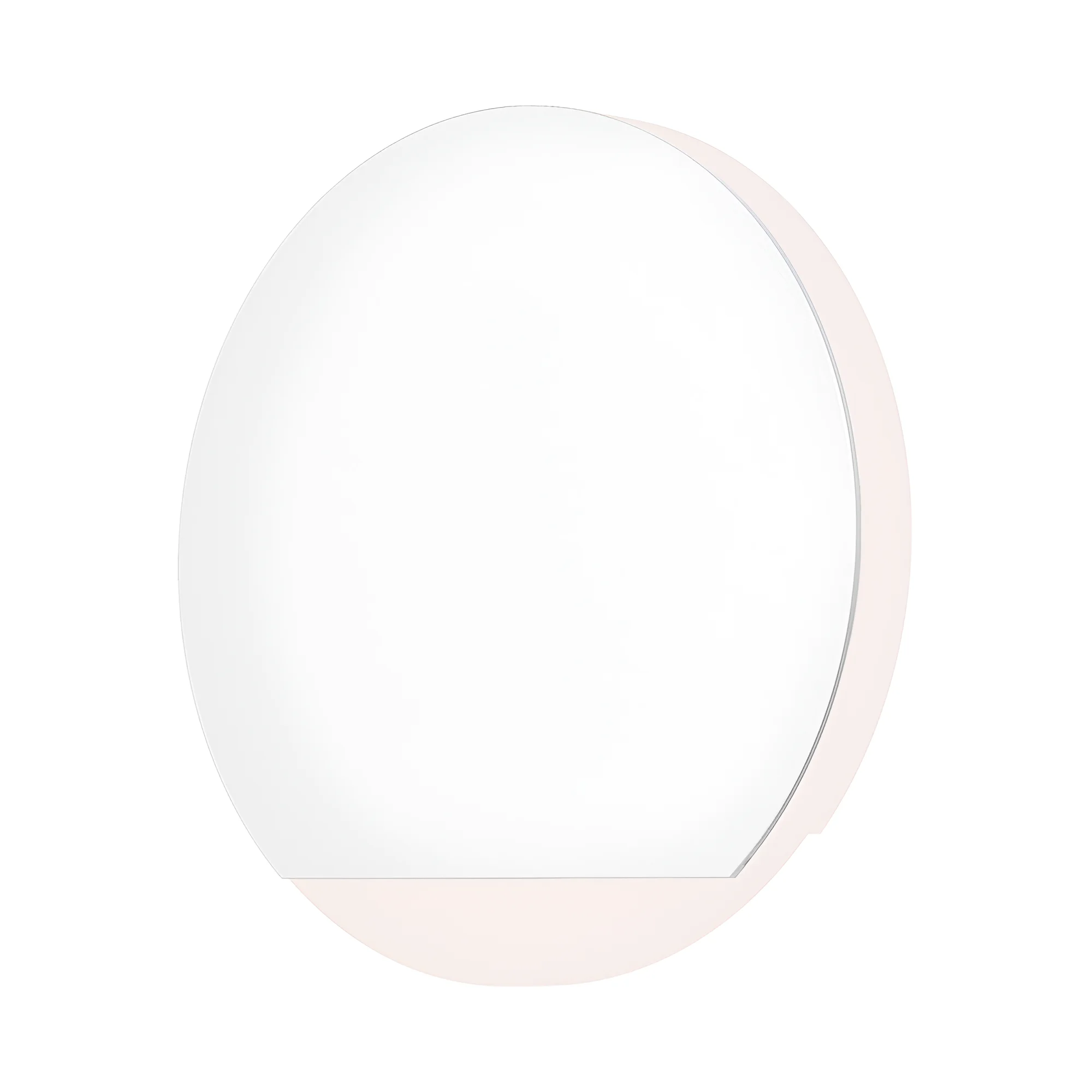 Cache pour luminaire d'escalier LED – Rond 2 feux, Blanc – BH07-00110