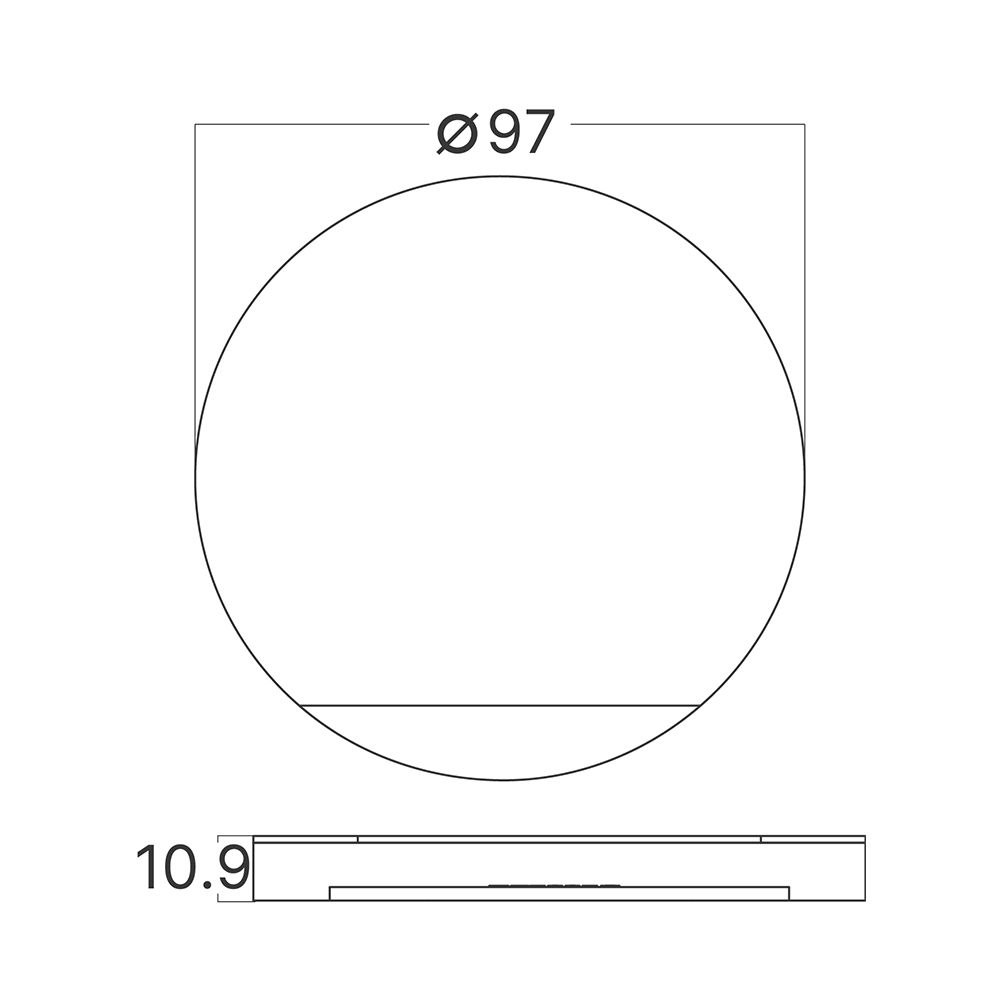 Braytron LED Treppenbeleuchtung 230V Unterputz Wandeinbauleuchte 2W 200lm 3IN1 Farbwahl 3000K 4000K 6500K Stufenbeleuchtung Innen Treppenlicht Flur Wand Stufen (Rund schwarz downlight) – Ansicht 5